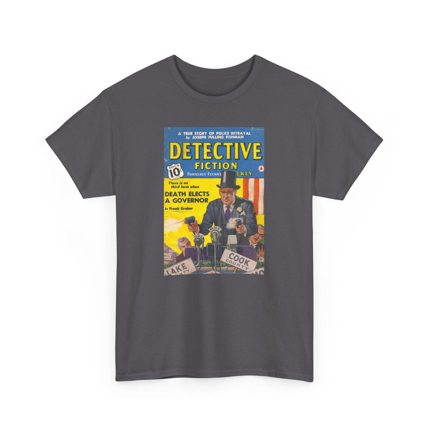 Pulp Cover Tee #449: Detective Fiction