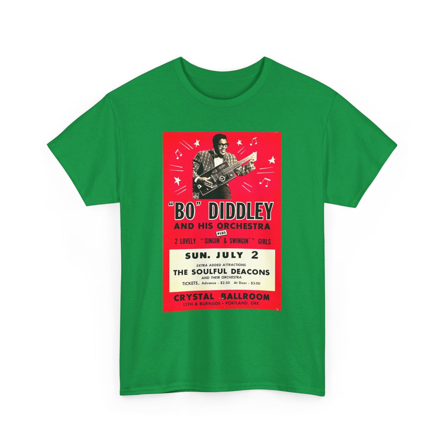 Concert Poster Tee #135: Bo Diddley