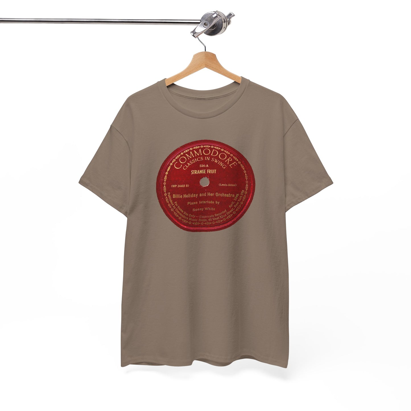 78rpm Tee #103: Billie Holiday - Strange Fruit