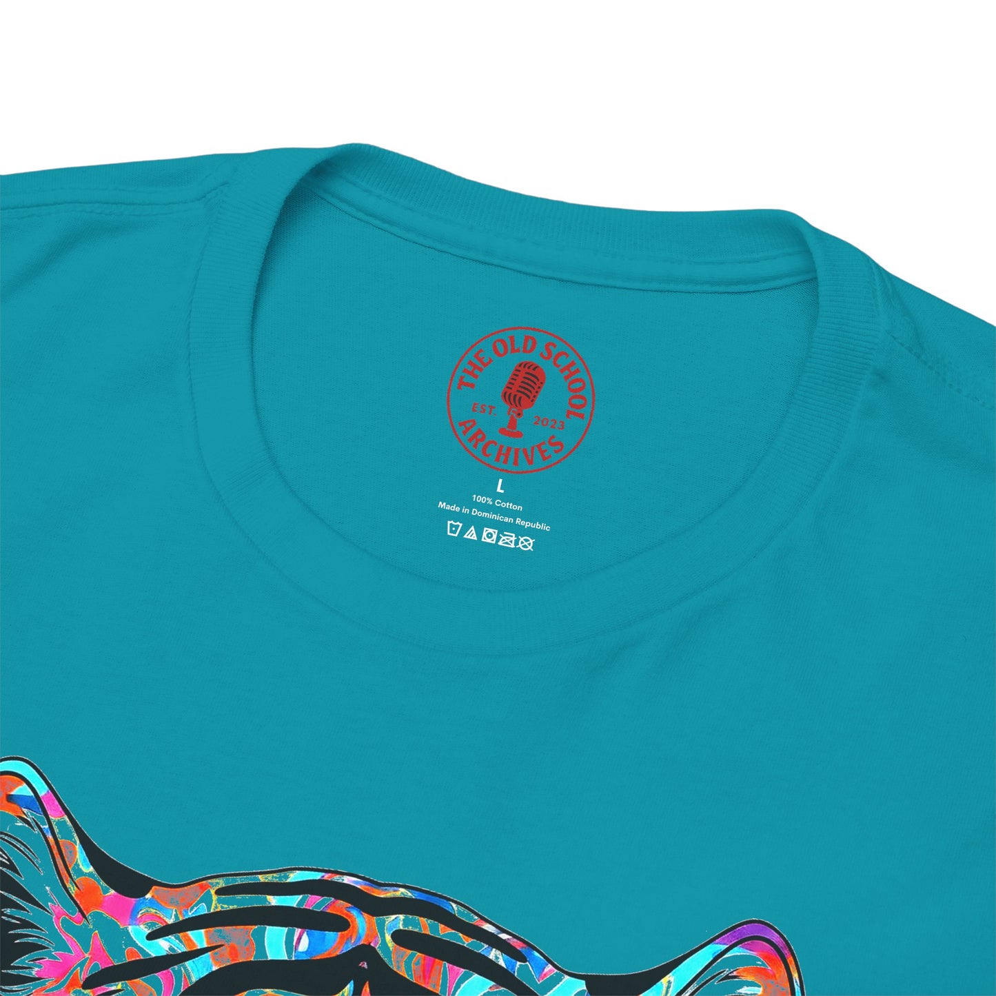Cosmic Tiger Unisex Heavy Cotton Tee Statement Shirt