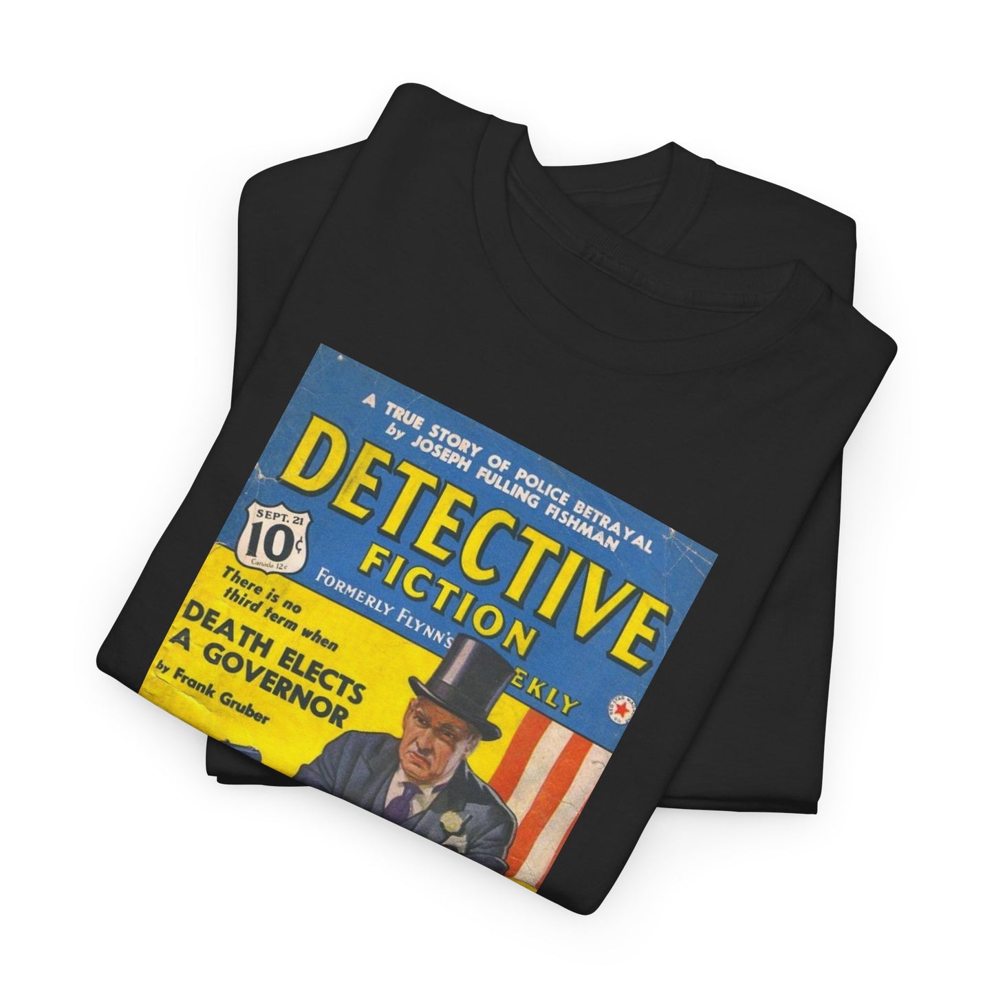 Pulp Cover Tee #449: Detective Fiction