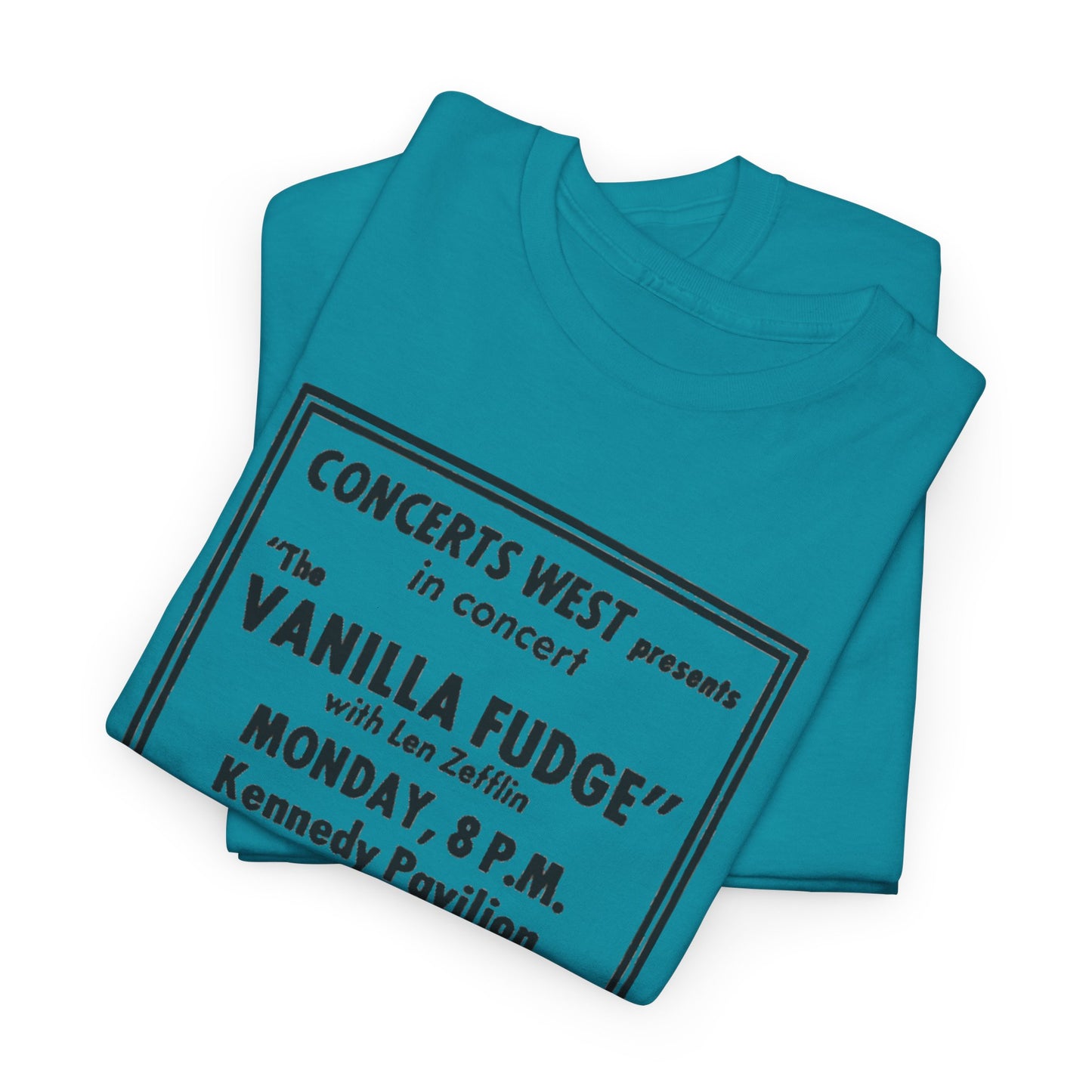 Concert Poster Tee #097: Vanilla Fudge Led Zeppelin