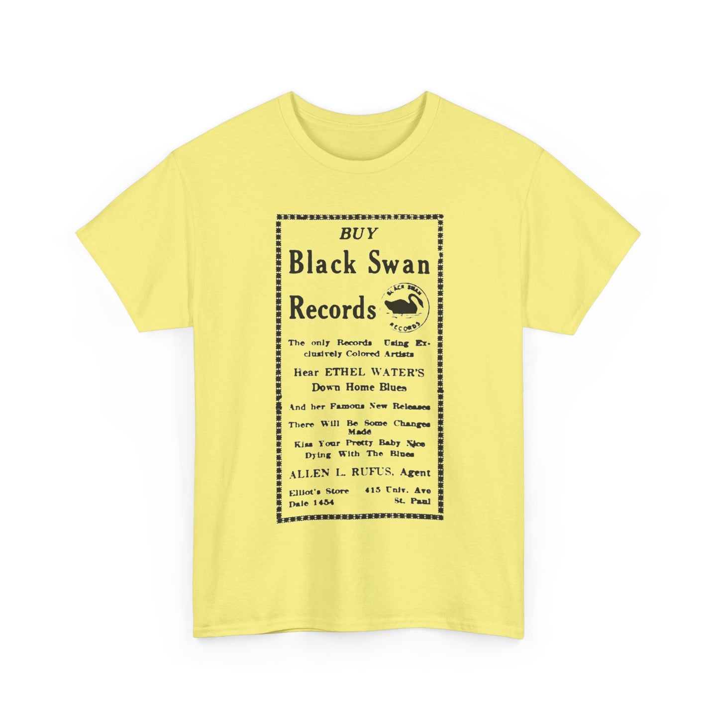 Record Store Tee #134: Elliot's Store Black Swan Record Dealer