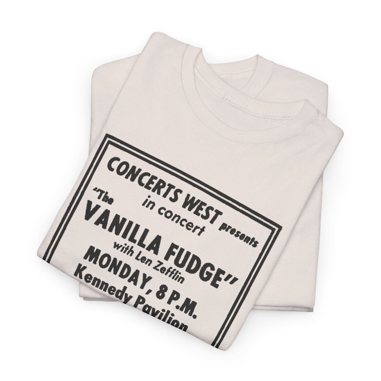 Concert Poster Tee #097: Vanilla Fudge Led Zeppelin