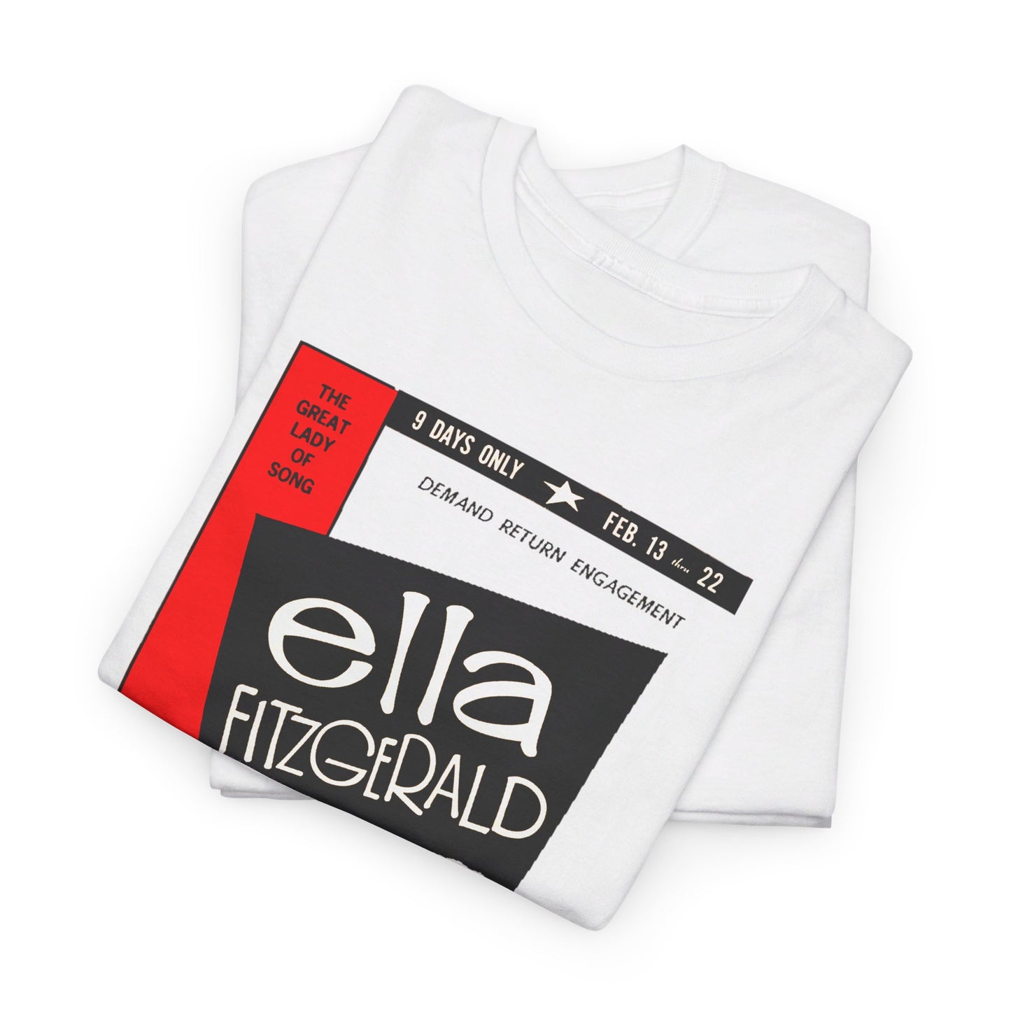 Concert Poster Tee #116: Ella Fitzgerald