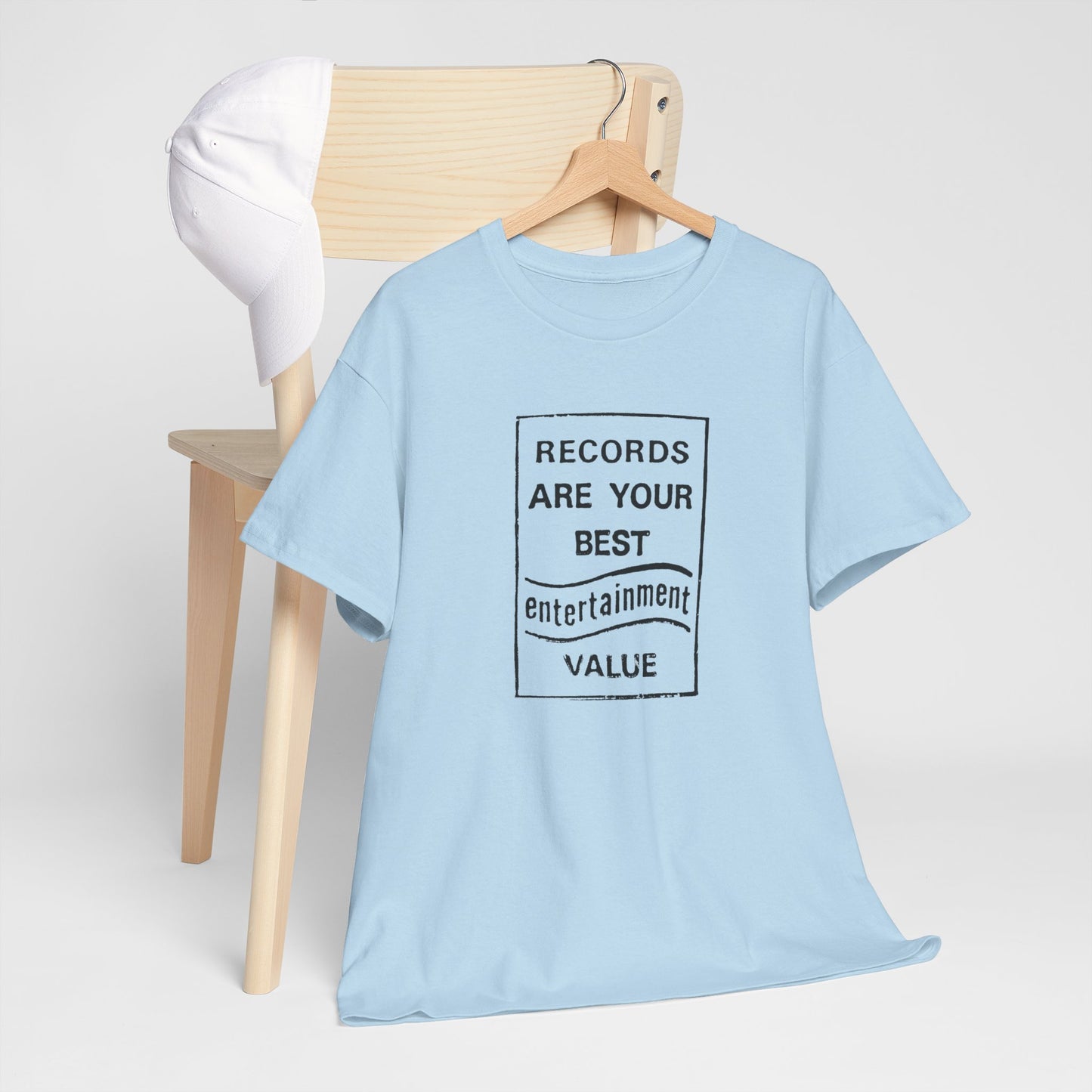 Retro Tee #205: Records Are Your Best Entertainment Value