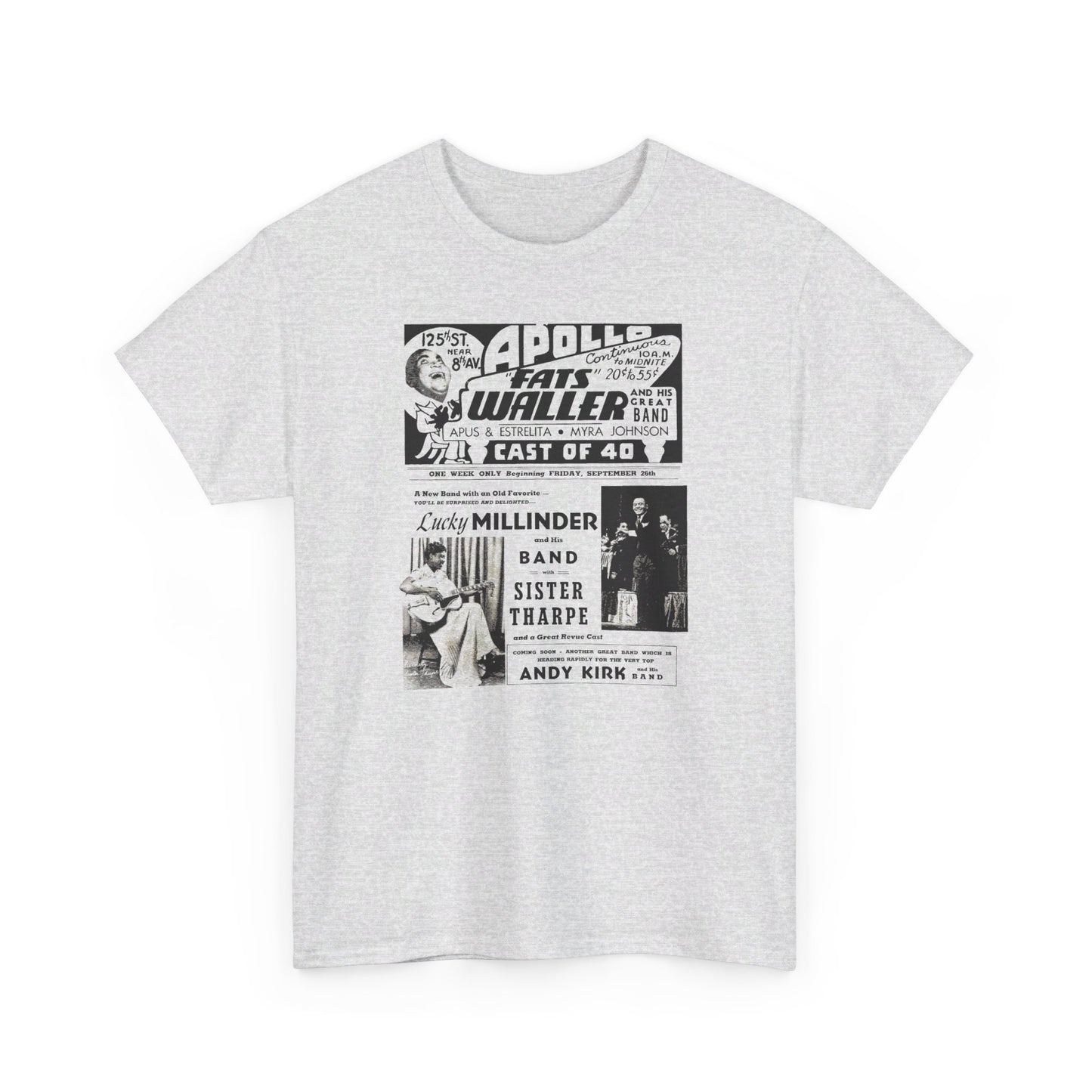 Concert Poster Tee #049: Fats Waller