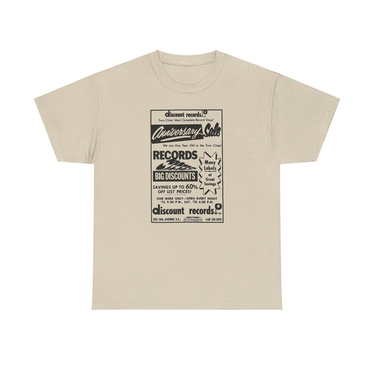 Record Store Tee #137: Discount Records Dinkytown