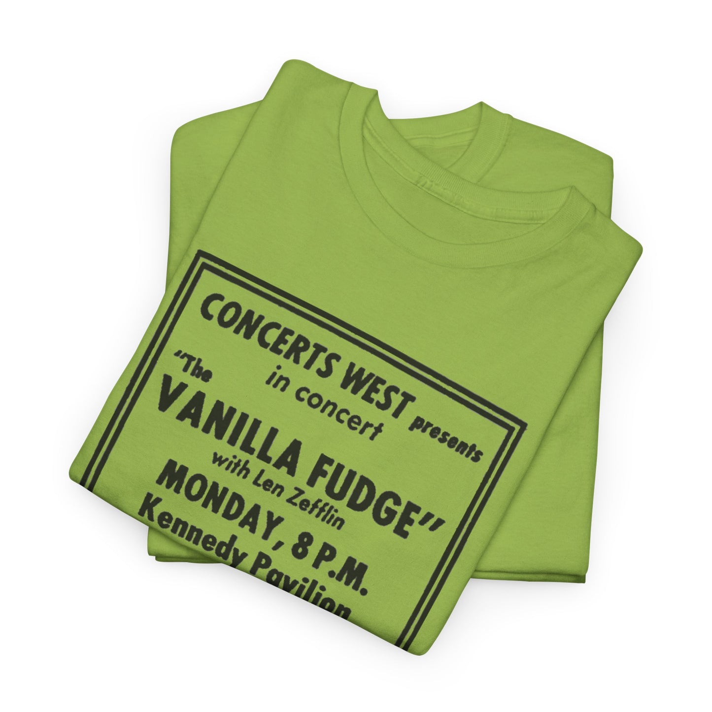 Concert Poster Tee #097: Vanilla Fudge Led Zeppelin