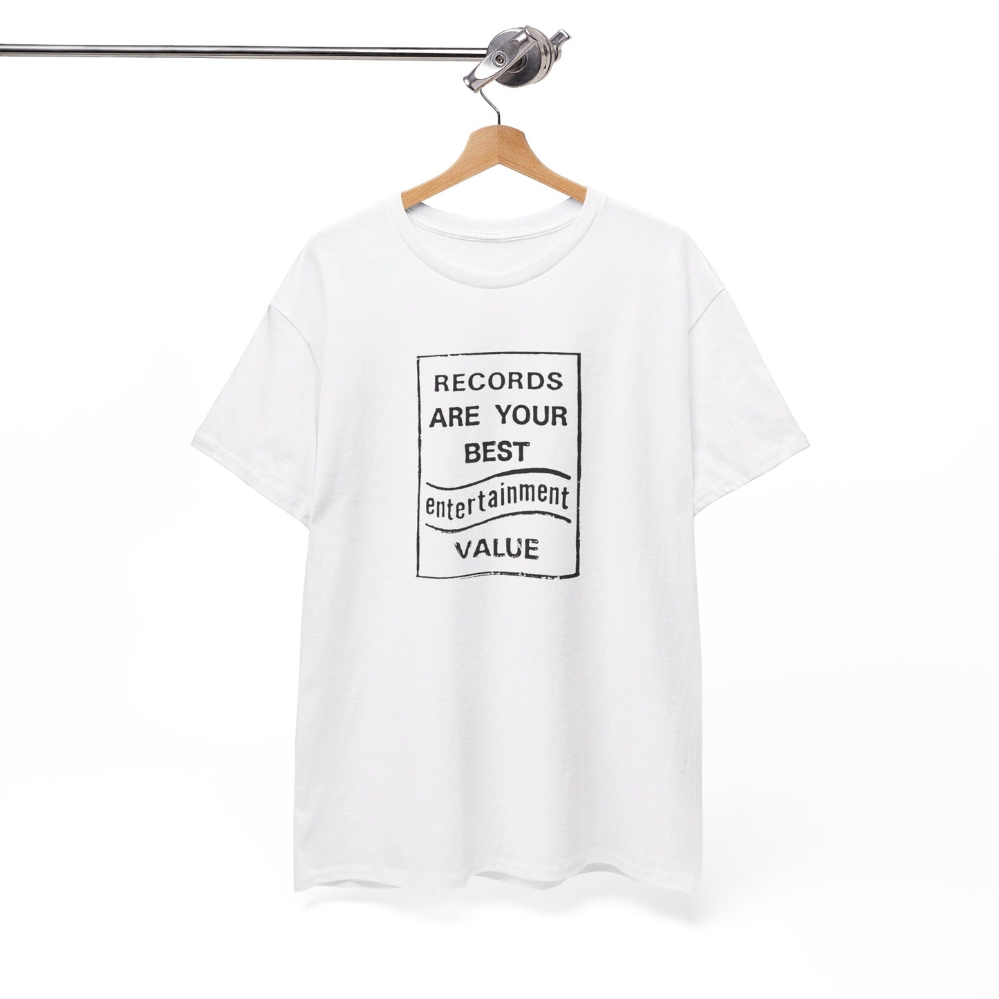 Retro Tee #205: Records Are Your Best Entertainment Value