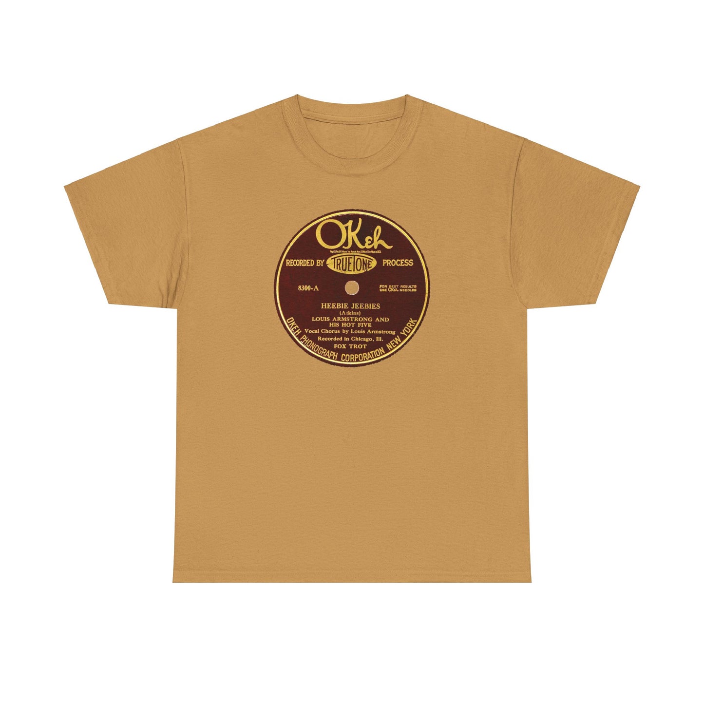 78rpm Tee #105: Louis Armstrong & His Hot Five - Heebie Jeebies