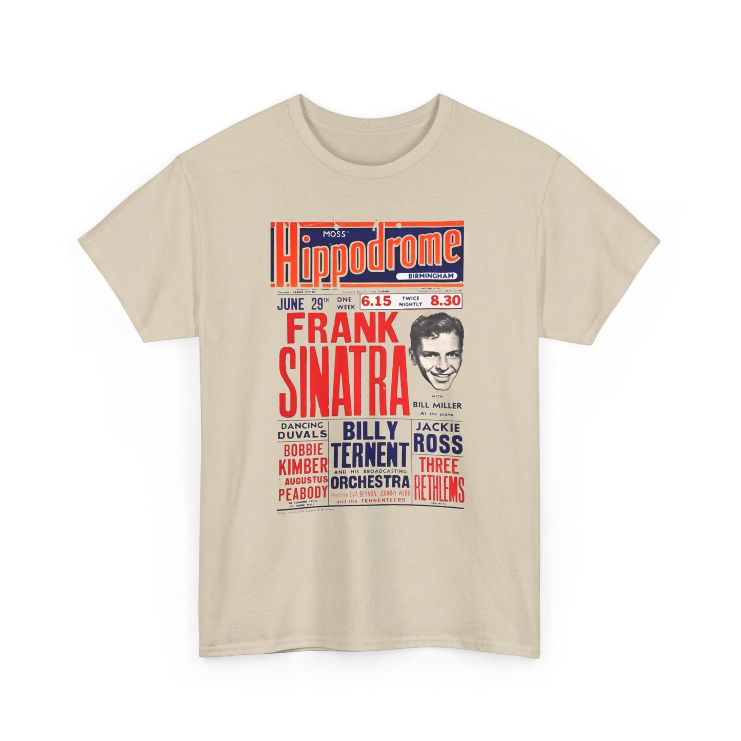 Concert Poster Tee #142: Frank Sinatra