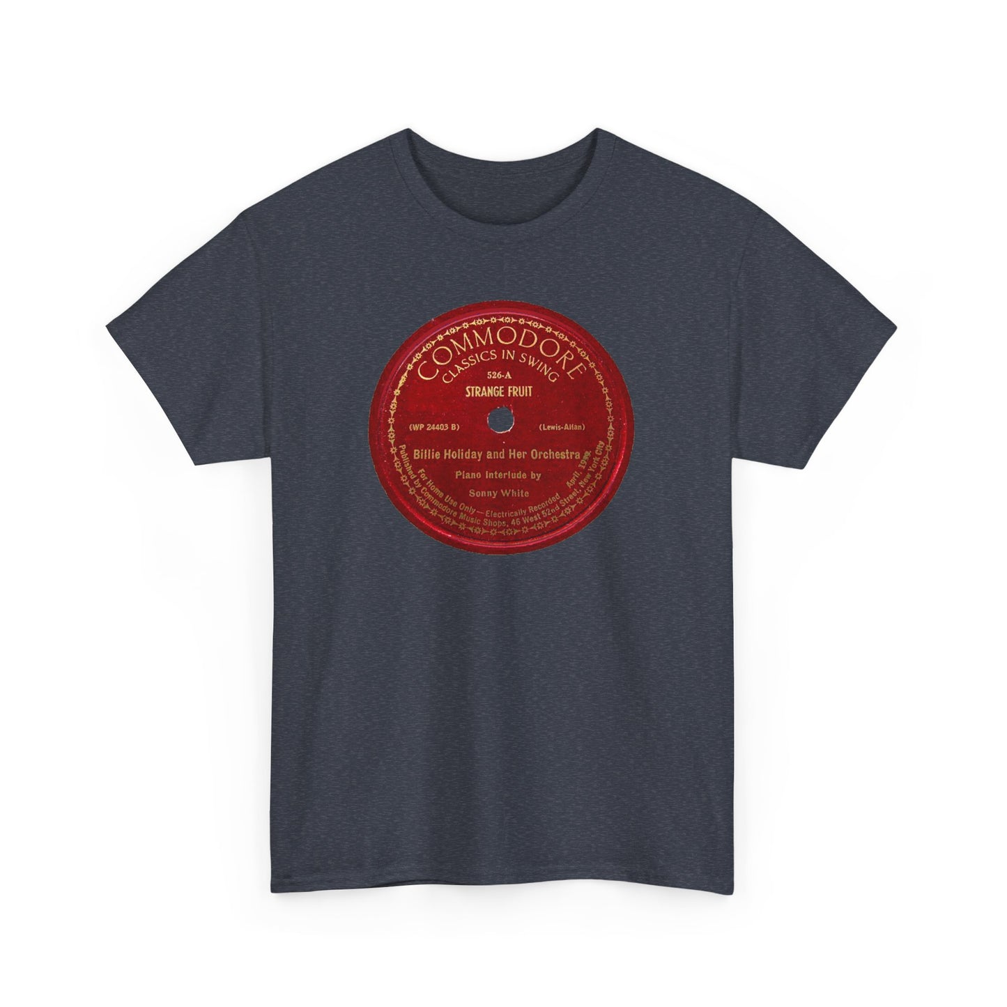 78rpm Tee #103: Billie Holiday - Strange Fruit