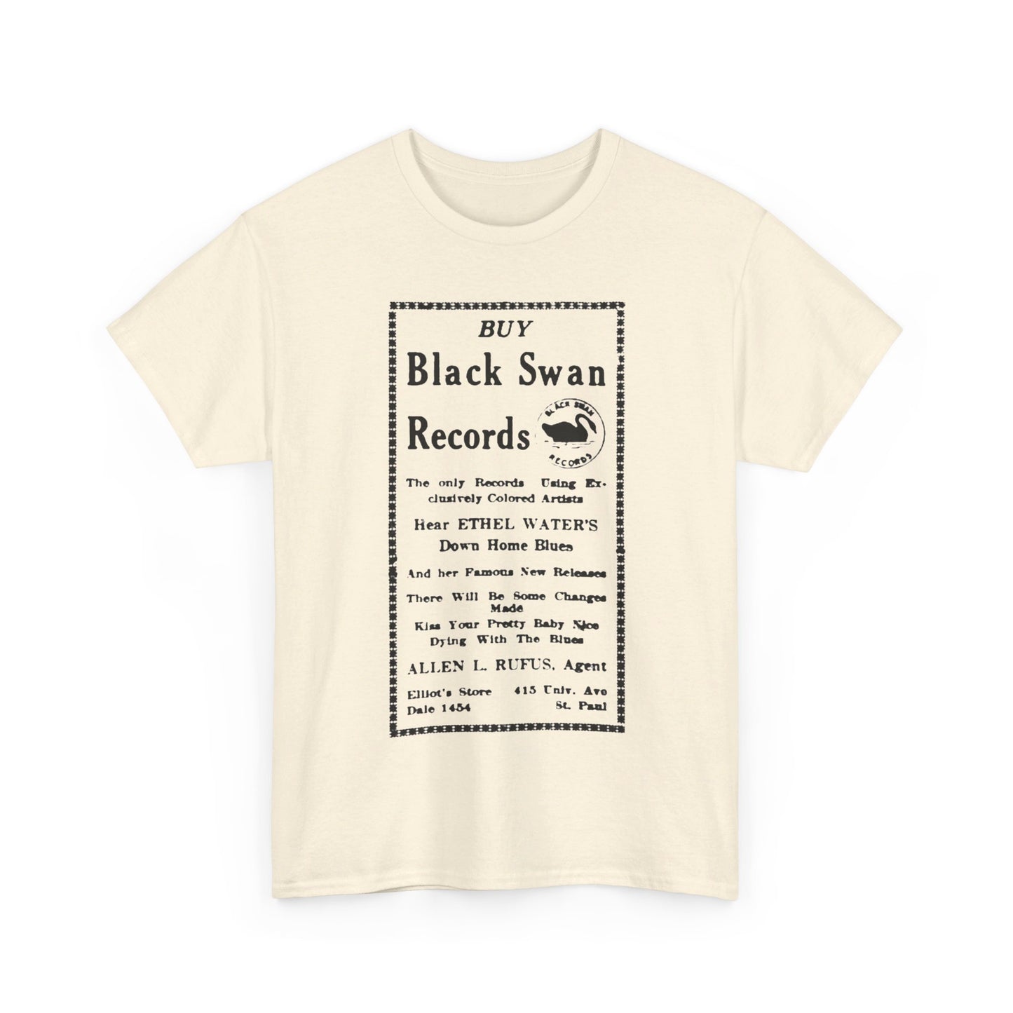 Record Store Tee #134: Elliot's Store Black Swan Record Dealer