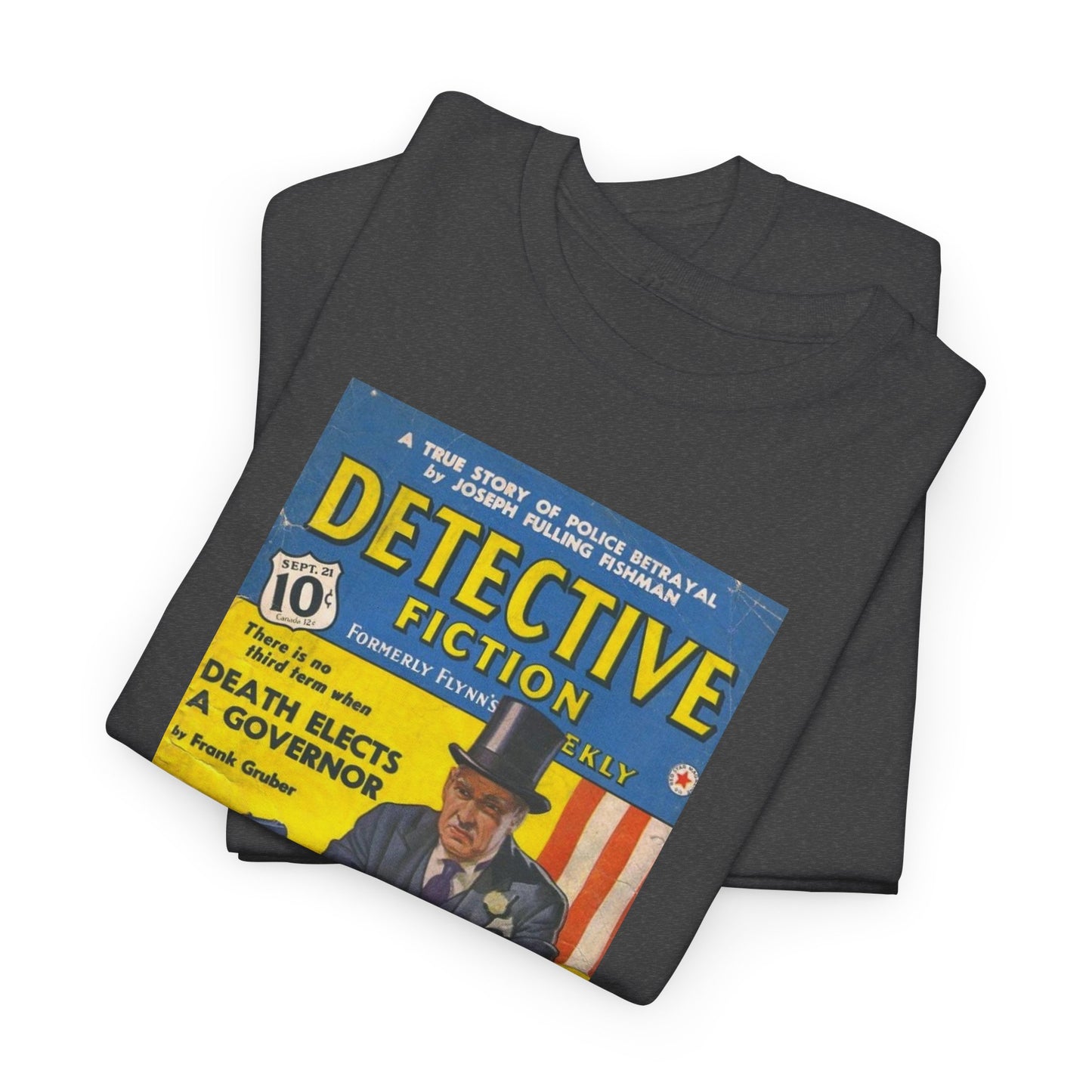 Pulp Cover Tee #449: Detective Fiction