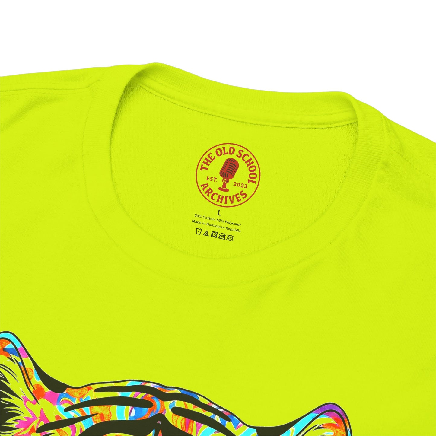 Cosmic Tiger Unisex Heavy Cotton Tee Statement Shirt