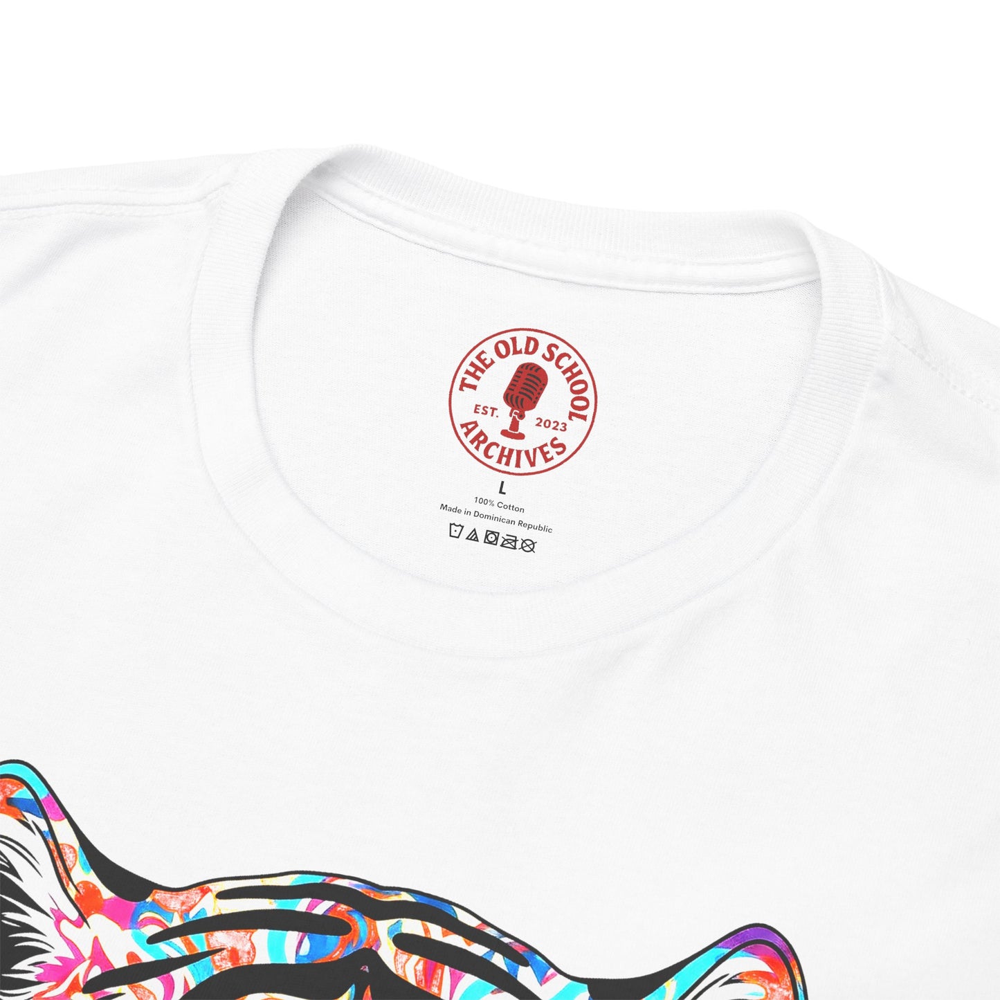 Cosmic Tiger Unisex Heavy Cotton Tee Statement Shirt