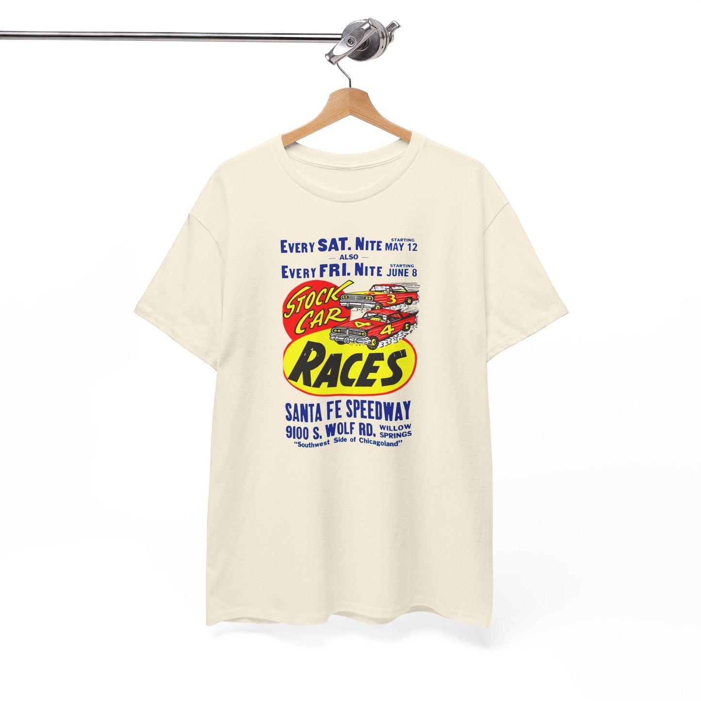 Retro Car Culture Tee #005: Santa Fe Speedway