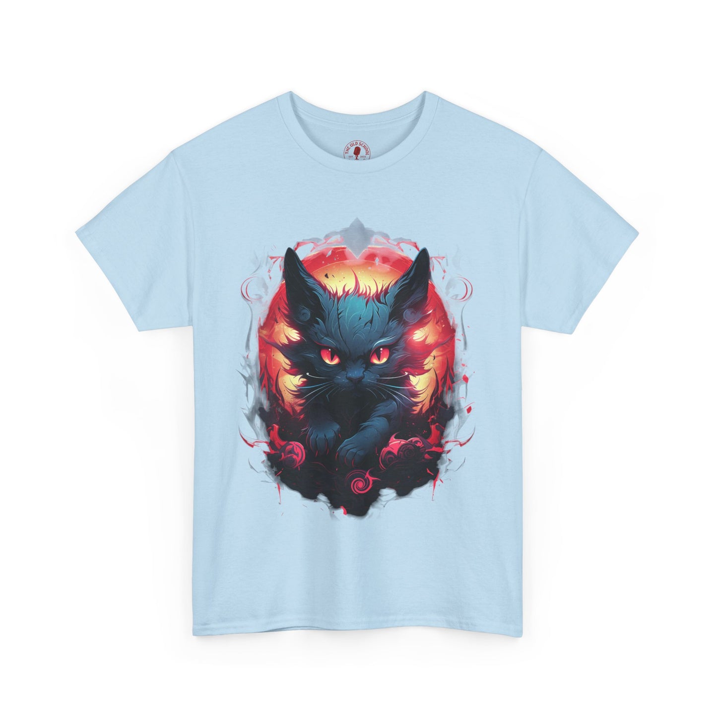 Evil Bad Kitty Cat Variant Unisex Heavy Cotton Tee | Vintage T-Shirt, Graphic Tee, Casual Wear