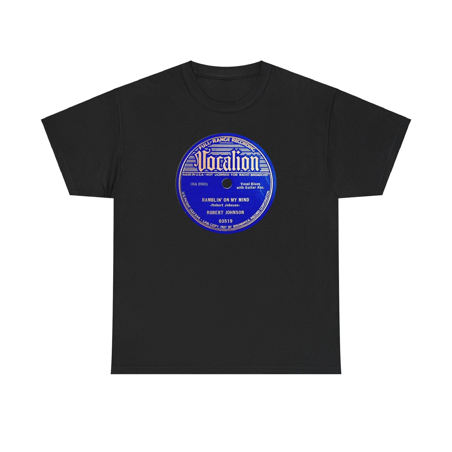 78rpm Tee #99: Robert Johnson Ramblin' On My Mind