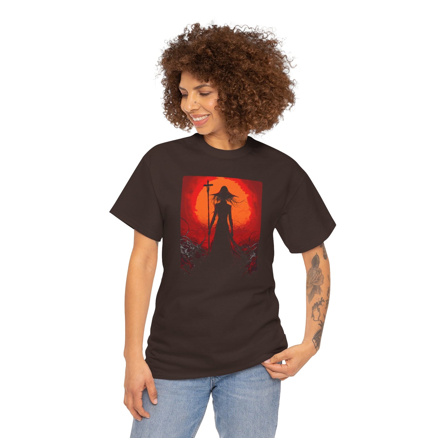 Shadow Wraith Unisex Heavy Cotton Tee | Vintage T-Shirt, Graphic Tee, Casual Wear