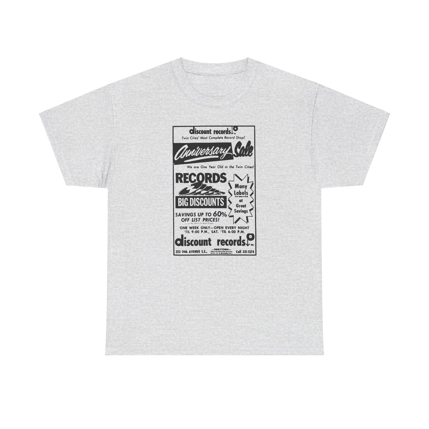 Record Store Tee #137: Discount Records Dinkytown