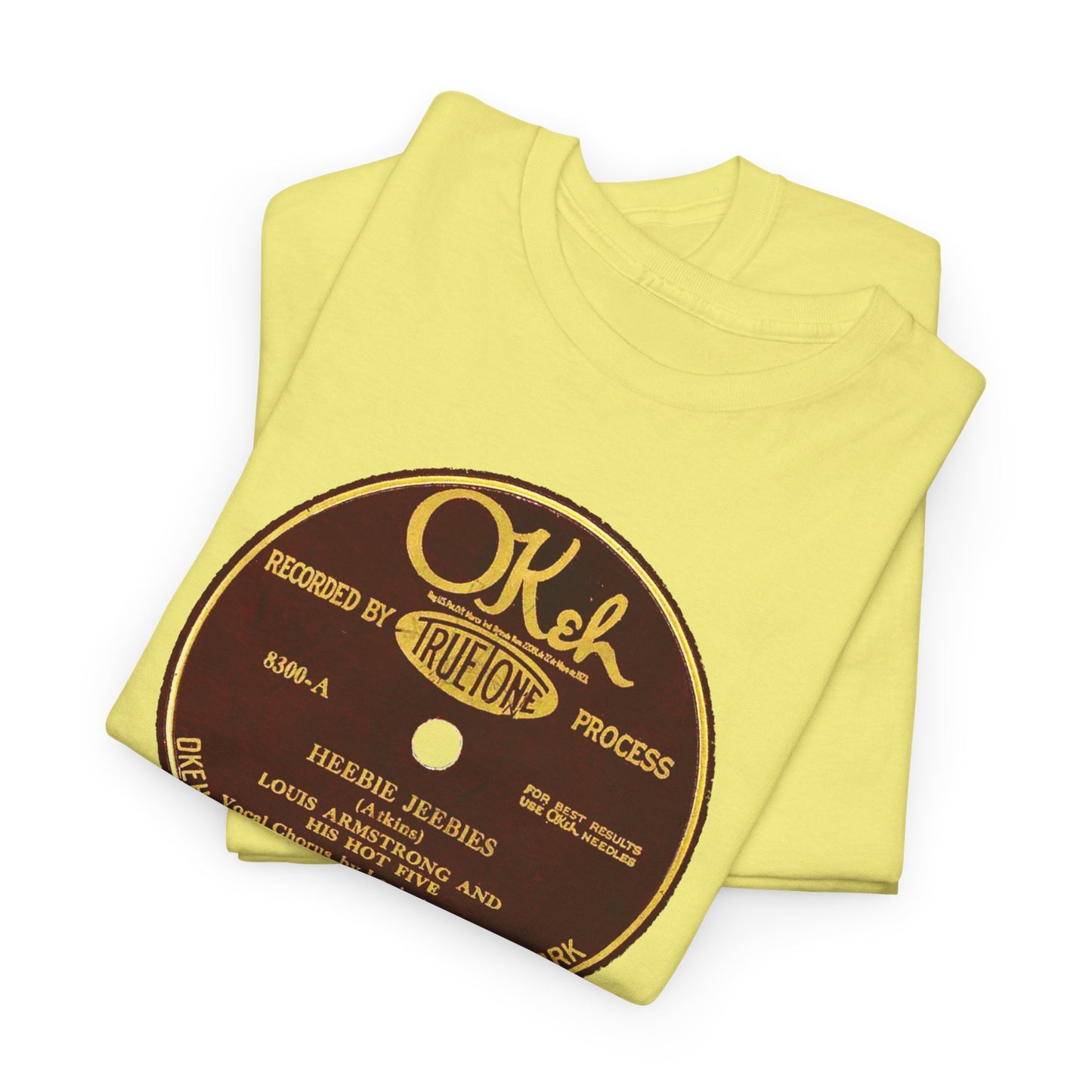 78rpm Tee #105: Louis Armstrong & His Hot Five - Heebie Jeebies