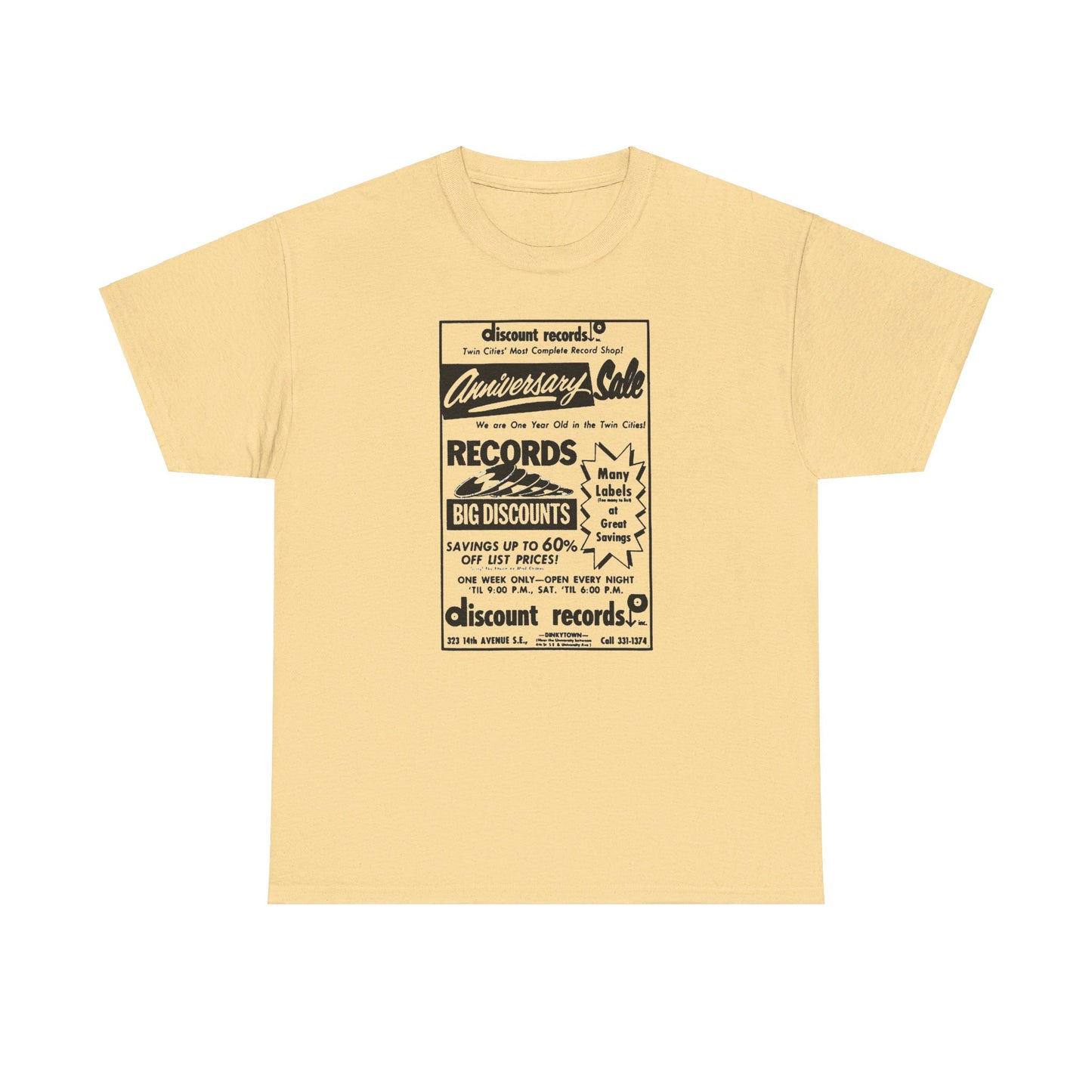 Record Store Tee #137: Discount Records Dinkytown