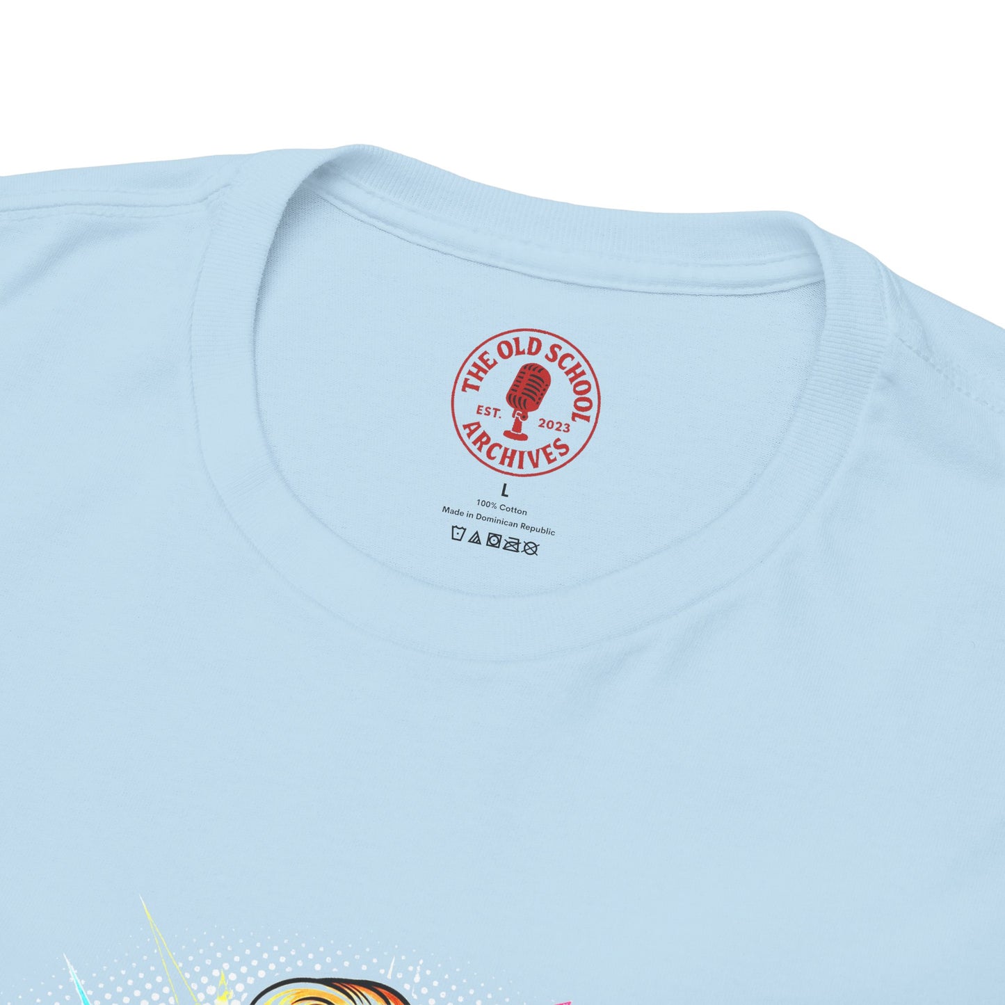 Pin-up Girl With Sax & Mic Tee, Unisex Heavy Cotton T-Shirt, Casual Statement Wear