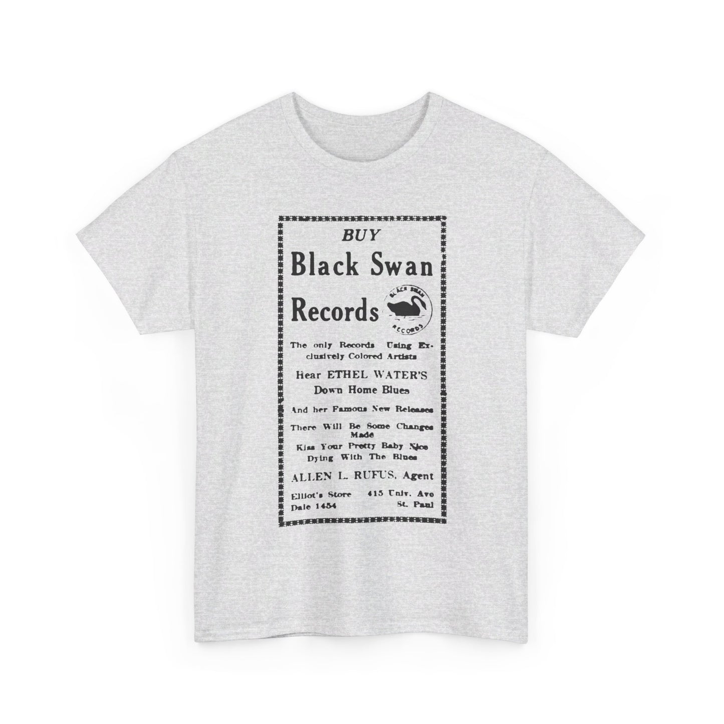 Record Store Tee #134: Elliot's Store Black Swan Record Dealer