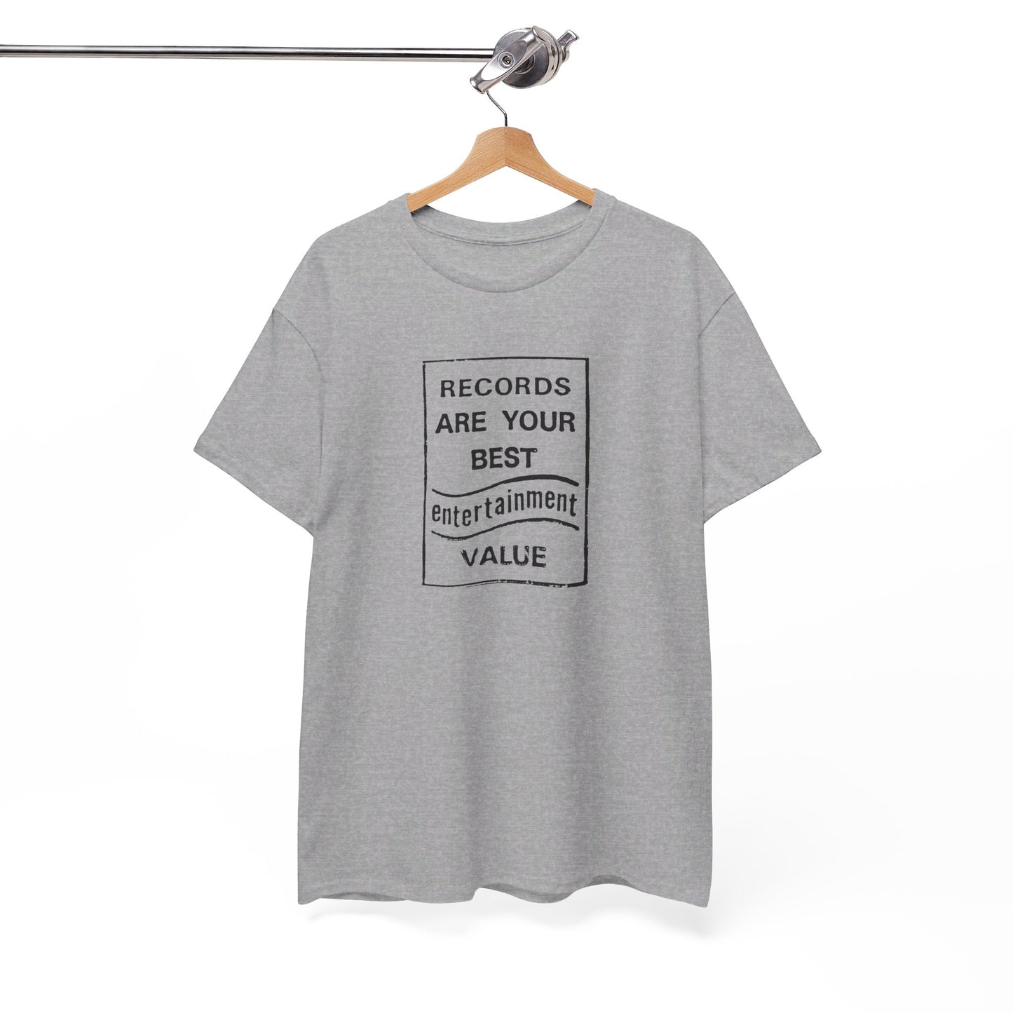 Retro Tee #205: Records Are Your Best Entertainment Value