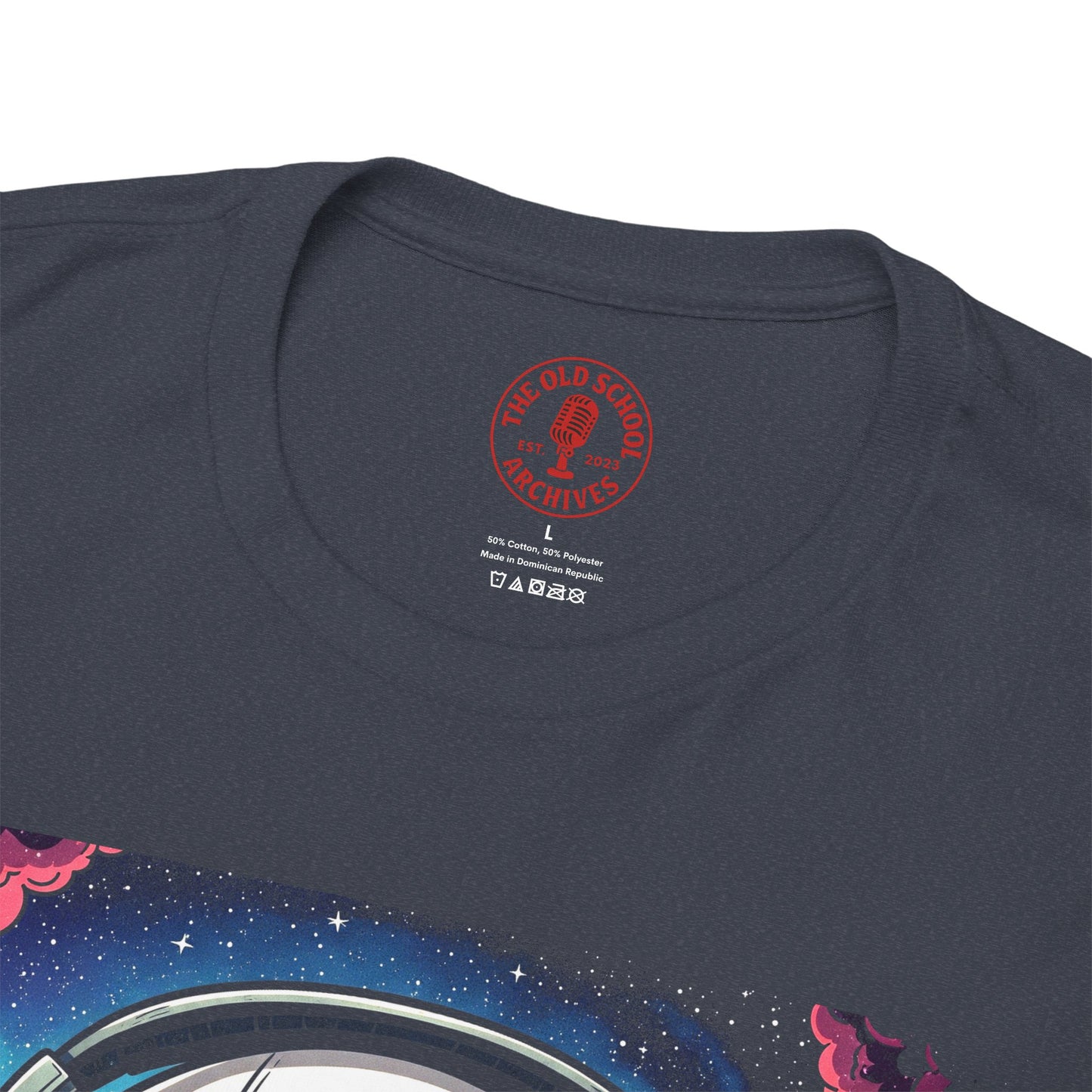 DJ Spaceman Tee, Unisex Heavy Cotton T-Shirt, Casual Statement Wear