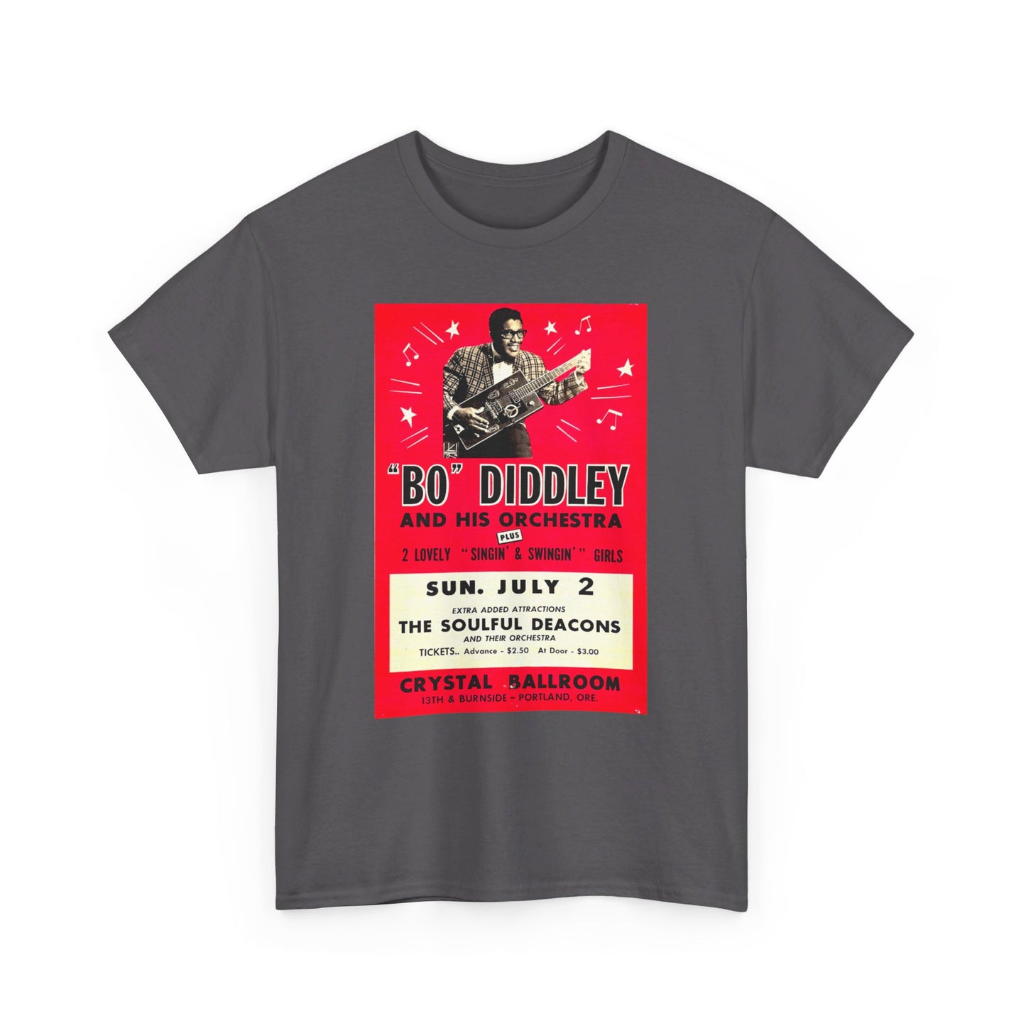 Concert Poster Tee #135: Bo Diddley