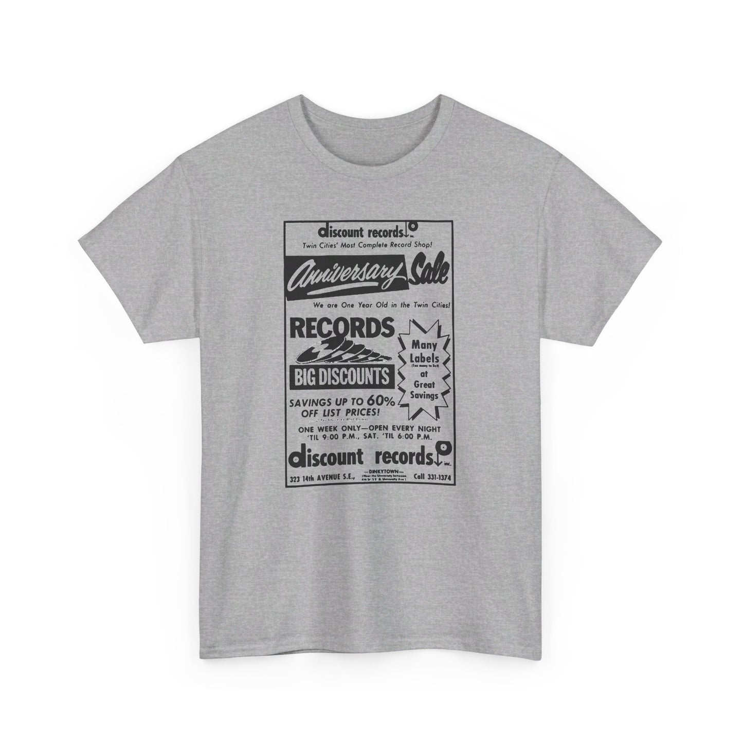 Record Store Tee #137: Discount Records Dinkytown