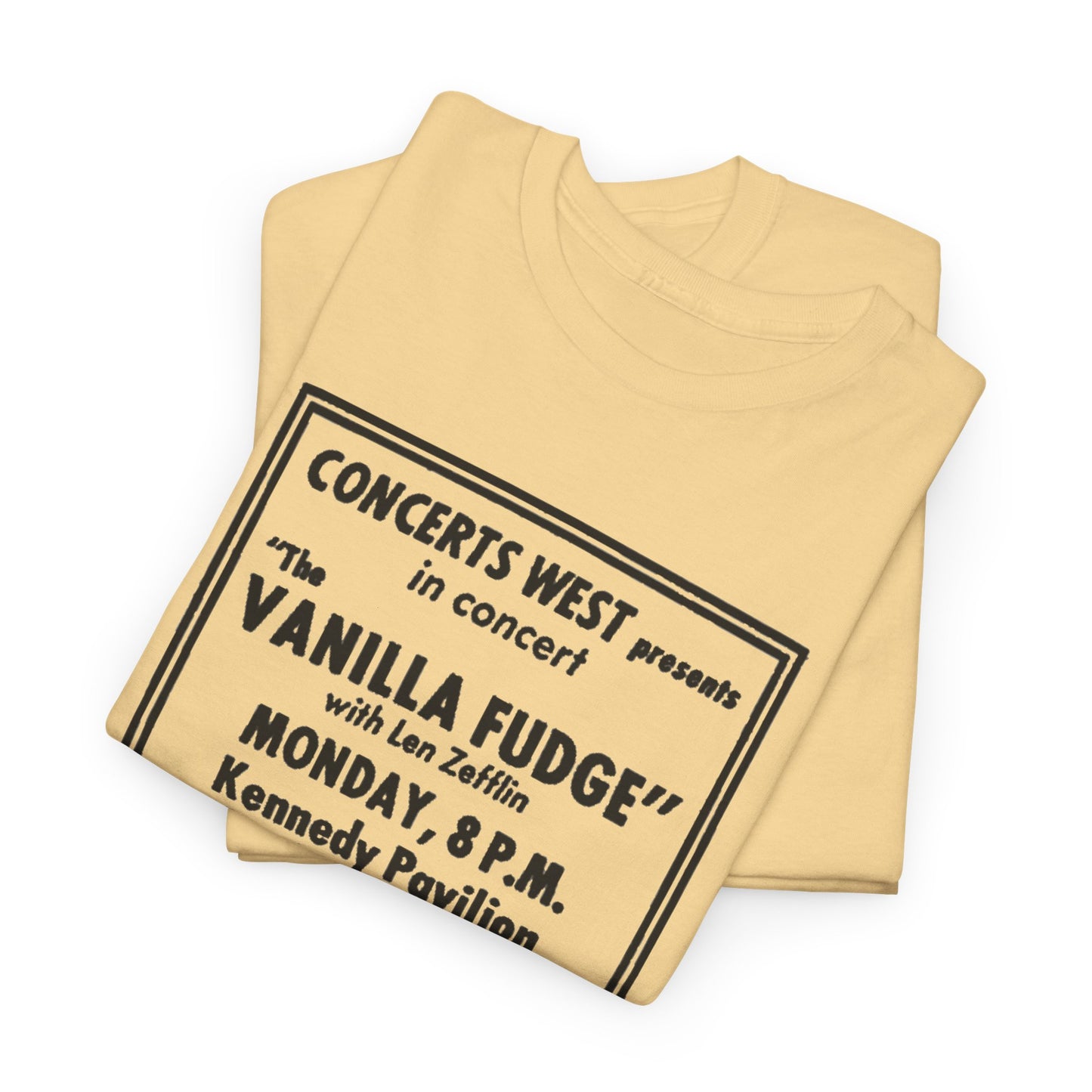 Concert Poster Tee #097: Vanilla Fudge Led Zeppelin