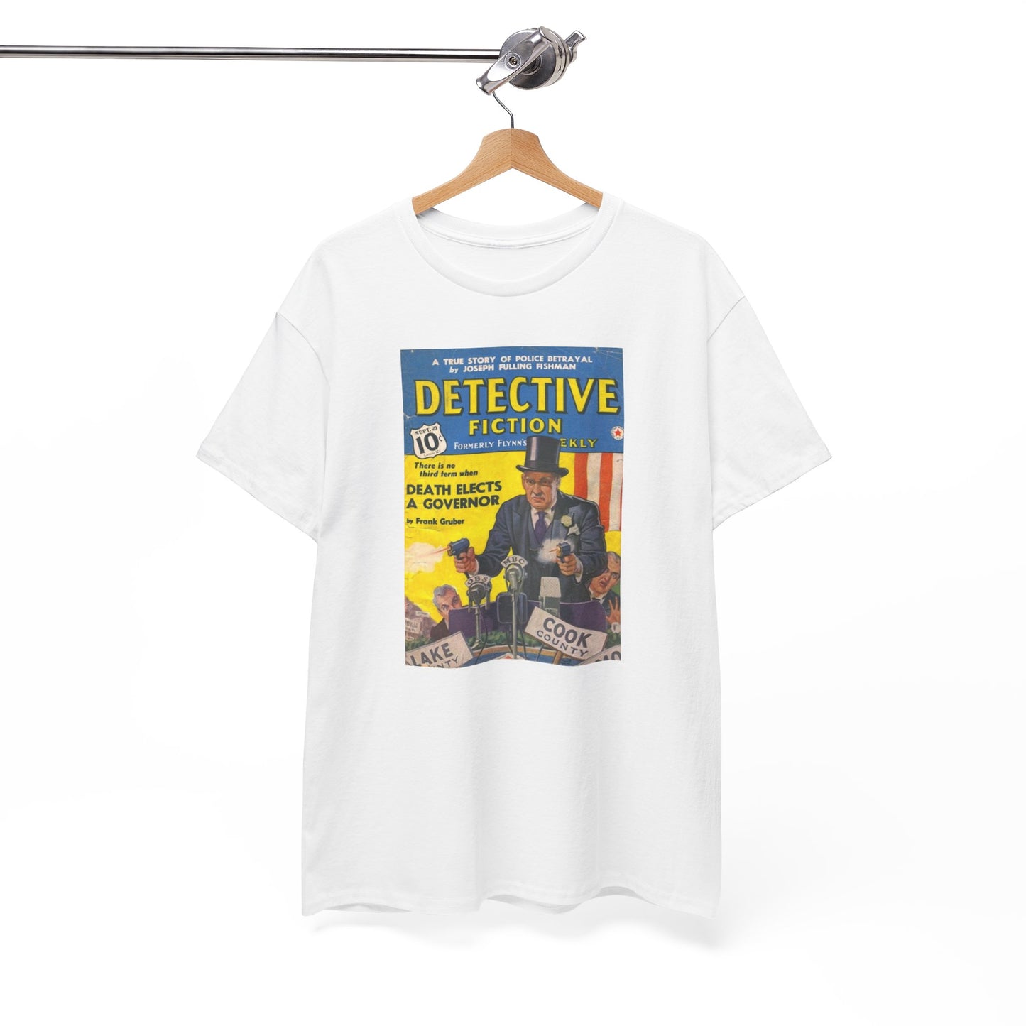 Pulp Cover Tee #449: Detective Fiction