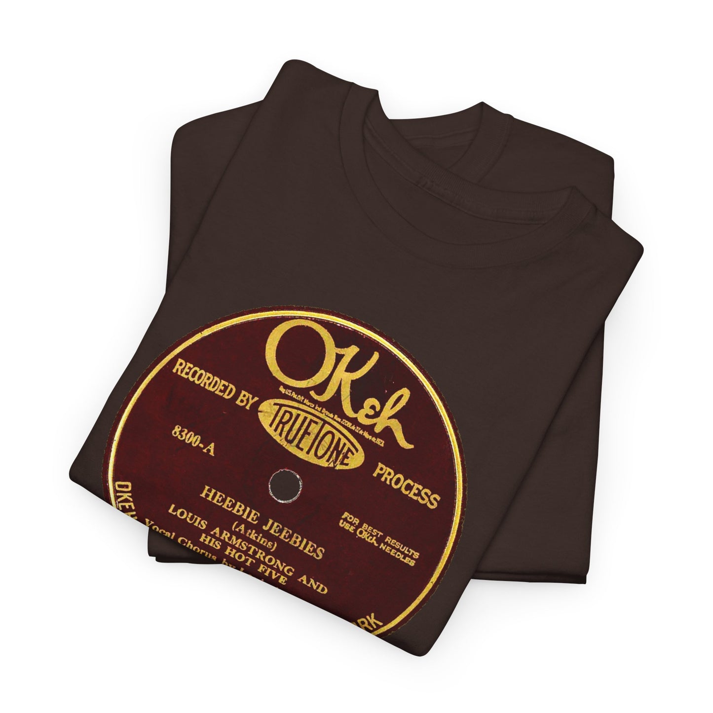 78rpm Tee #105: Louis Armstrong & His Hot Five - Heebie Jeebies