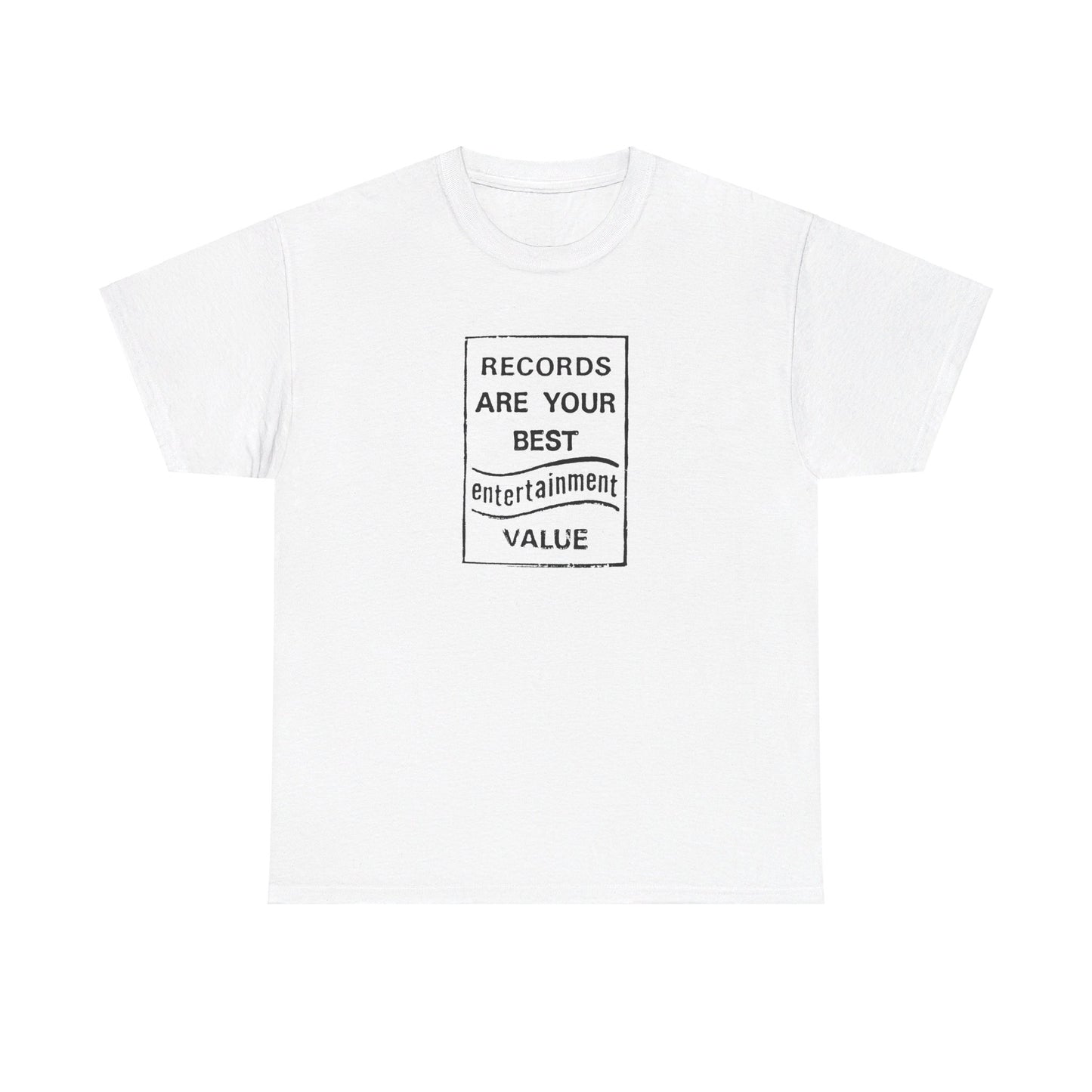 Retro Tee #205: Records Are Your Best Entertainment Value