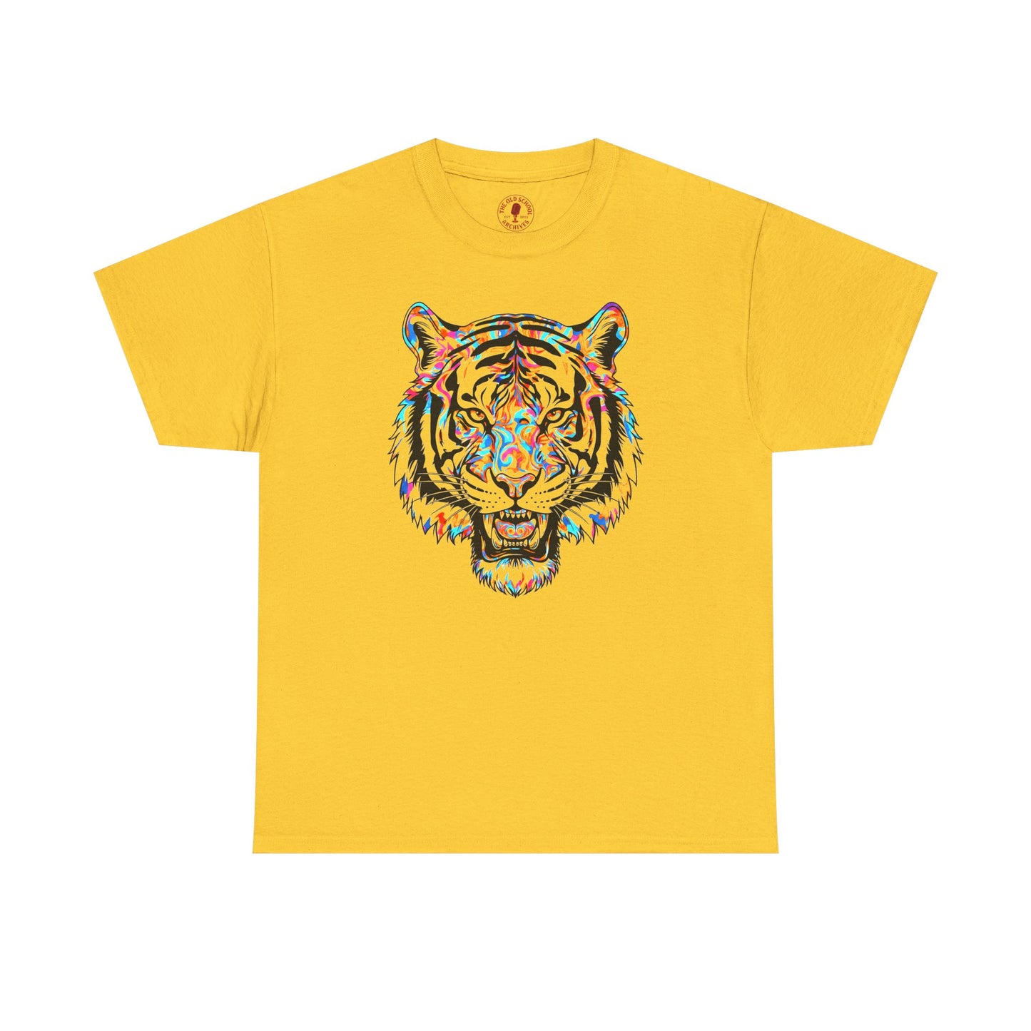 Cosmic Tiger Unisex Heavy Cotton Tee Statement Shirt