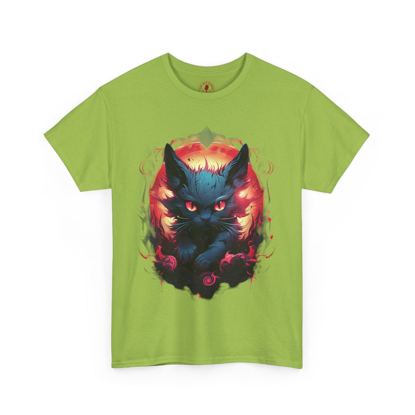 Evil Bad Kitty Cat Variant Unisex Heavy Cotton Tee | Vintage T-Shirt, Graphic Tee, Casual Wear