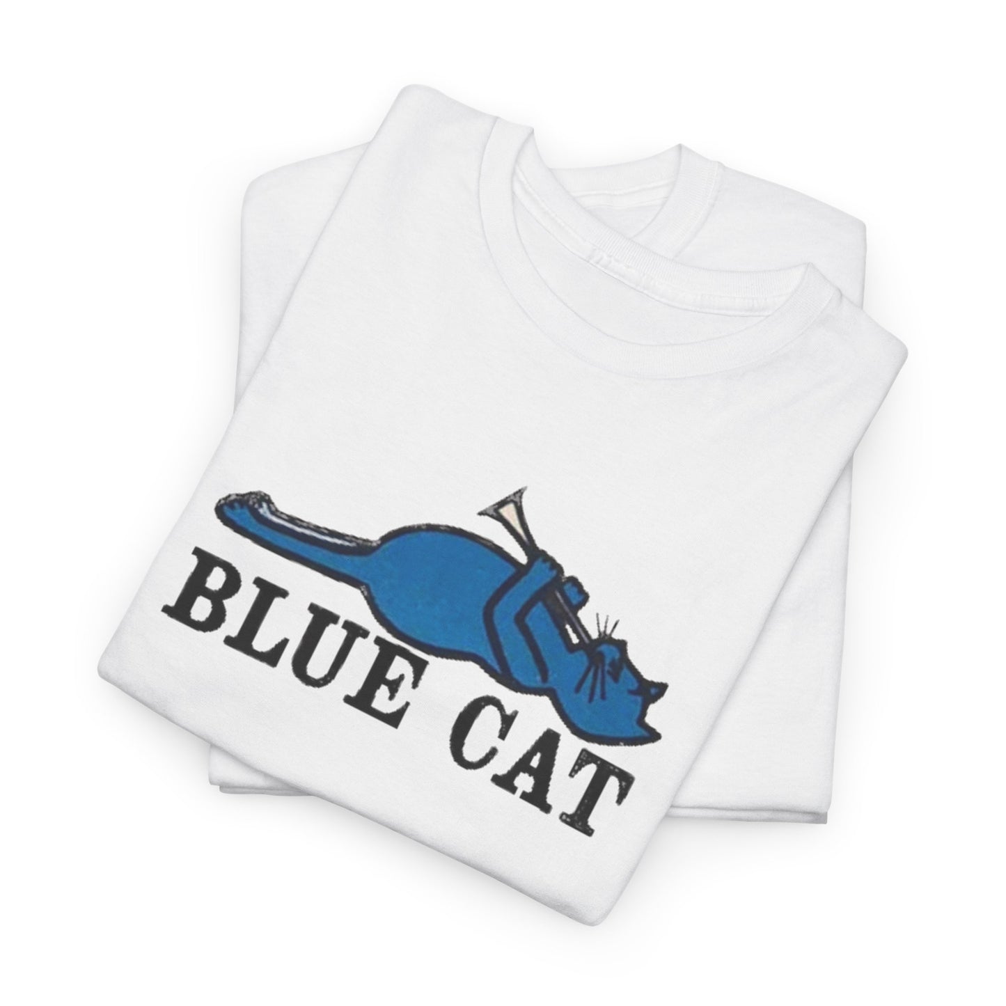 Music Label Tee #104: Blue Cat