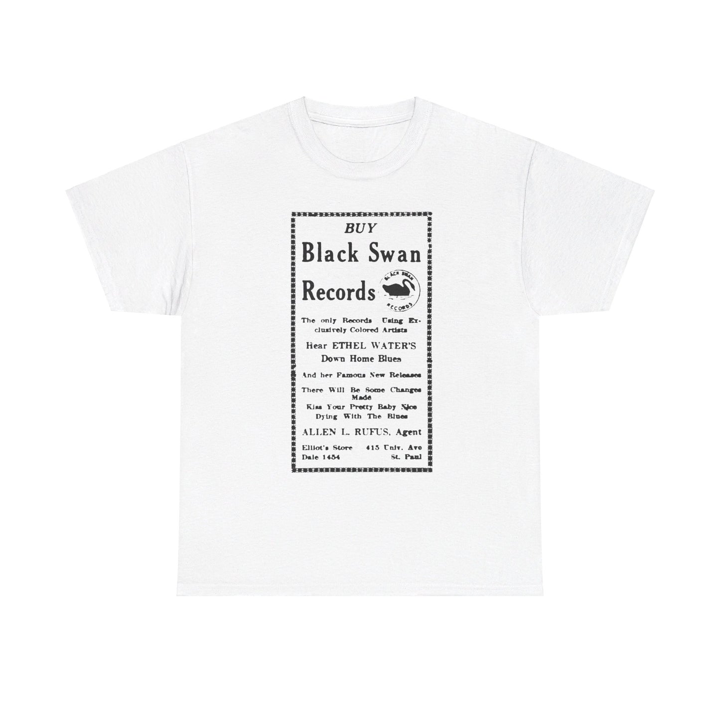 Record Store Tee #134: Elliot's Store Black Swan Record Dealer