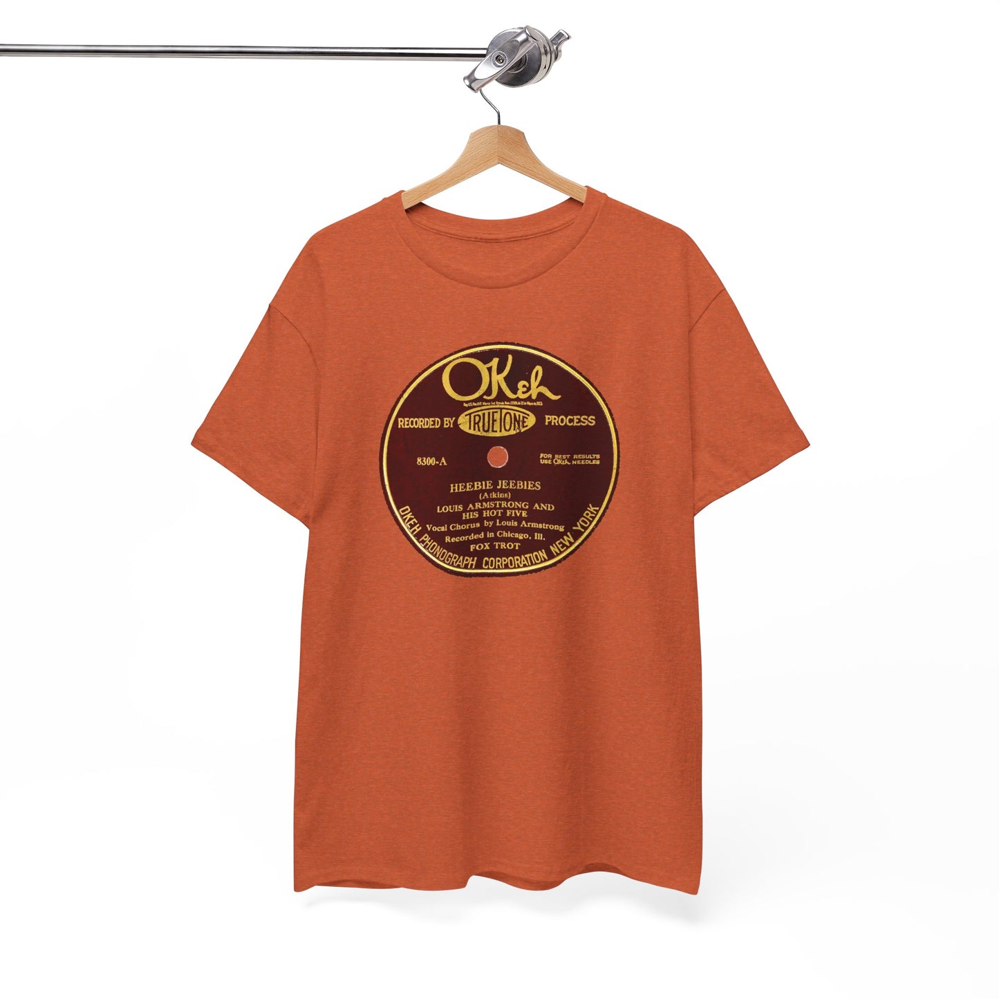 78rpm Tee #105: Louis Armstrong & His Hot Five - Heebie Jeebies