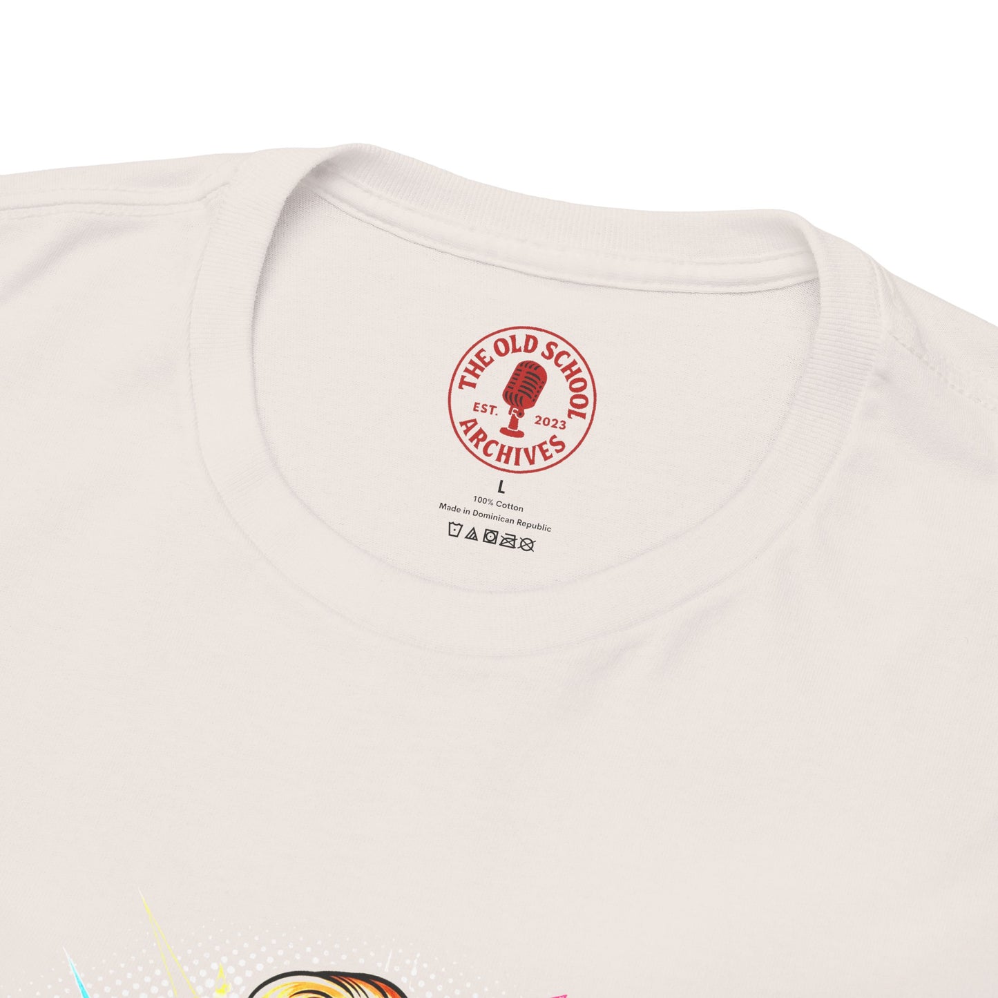 Pin-up Girl With Sax & Mic Tee, Unisex Heavy Cotton T-Shirt, Casual Statement Wear