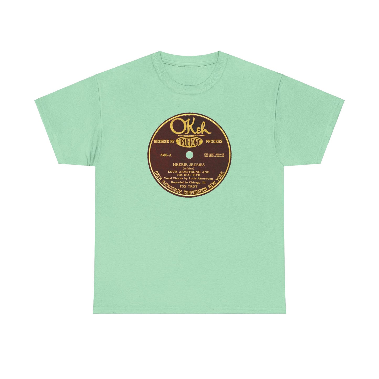 78rpm Tee #105: Louis Armstrong & His Hot Five - Heebie Jeebies