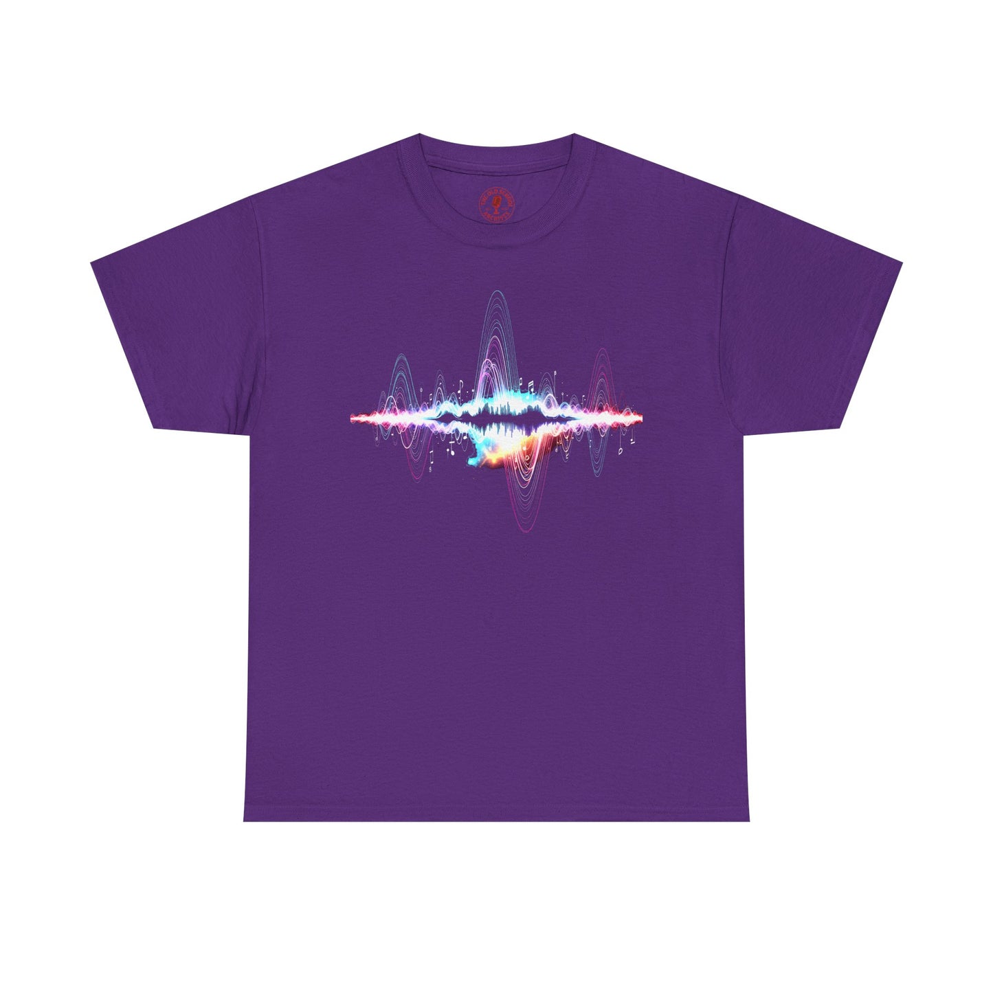 Music Visualized Tee, Unisex Heavy Cotton T-Shirt, Casual Statement Wear