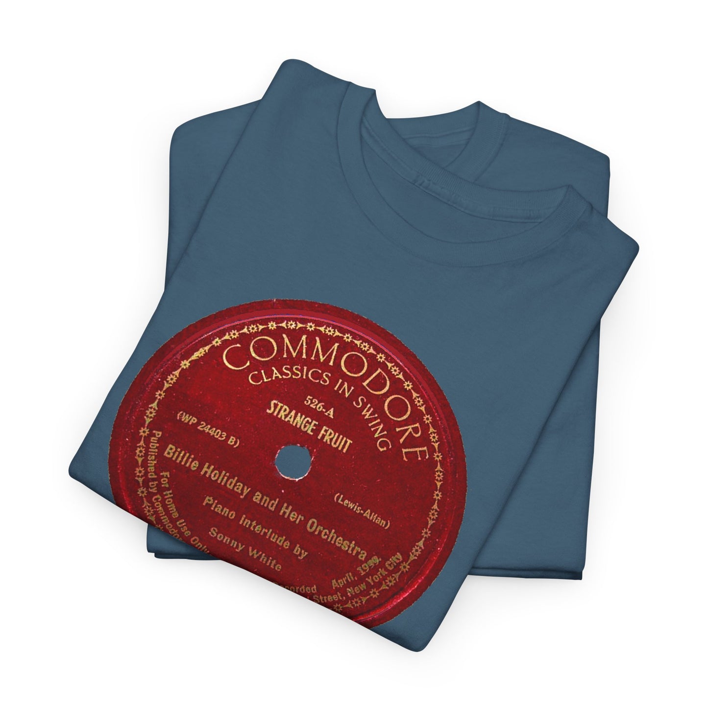 78rpm Tee #103: Billie Holiday - Strange Fruit