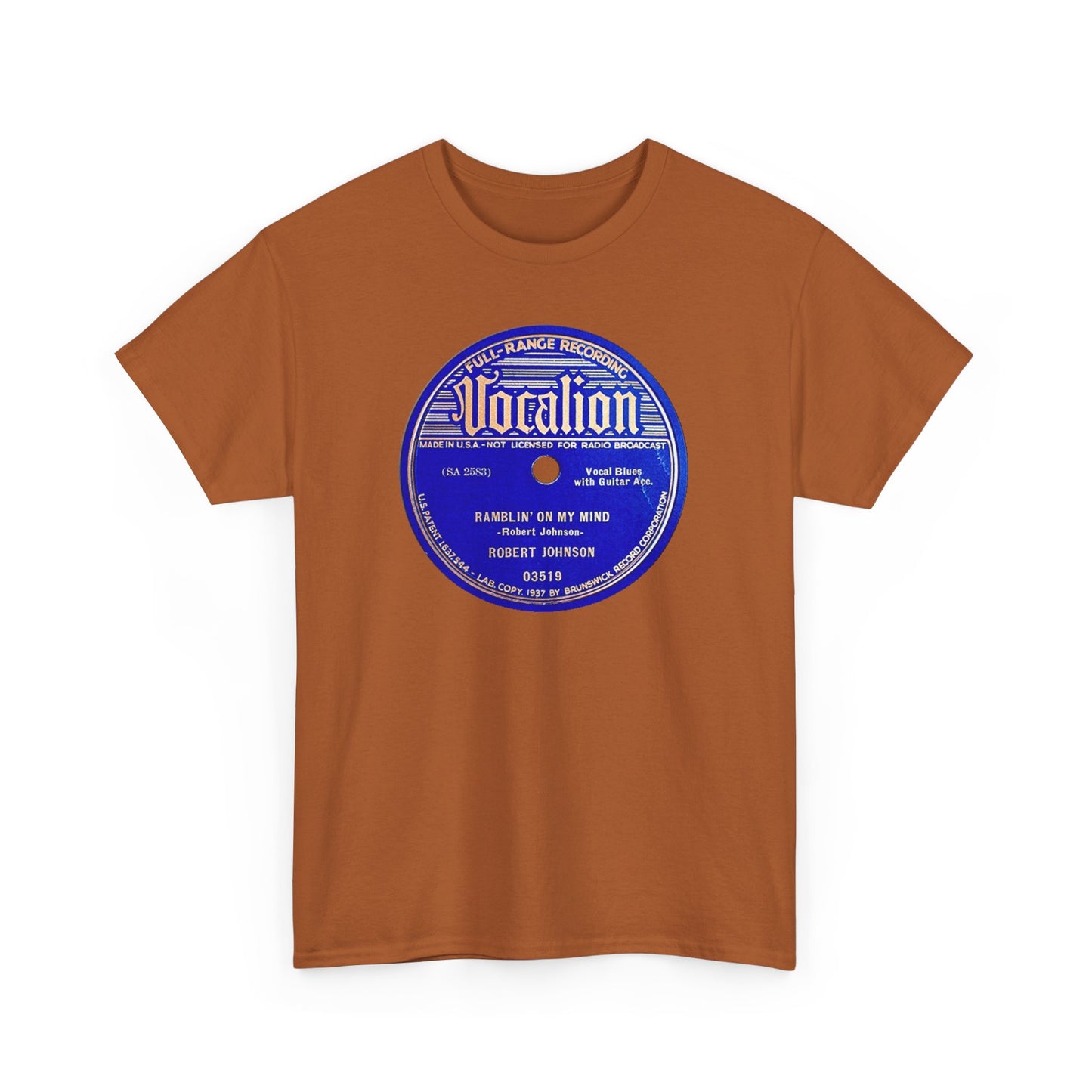 78rpm Tee #99: Robert Johnson Ramblin' On My Mind