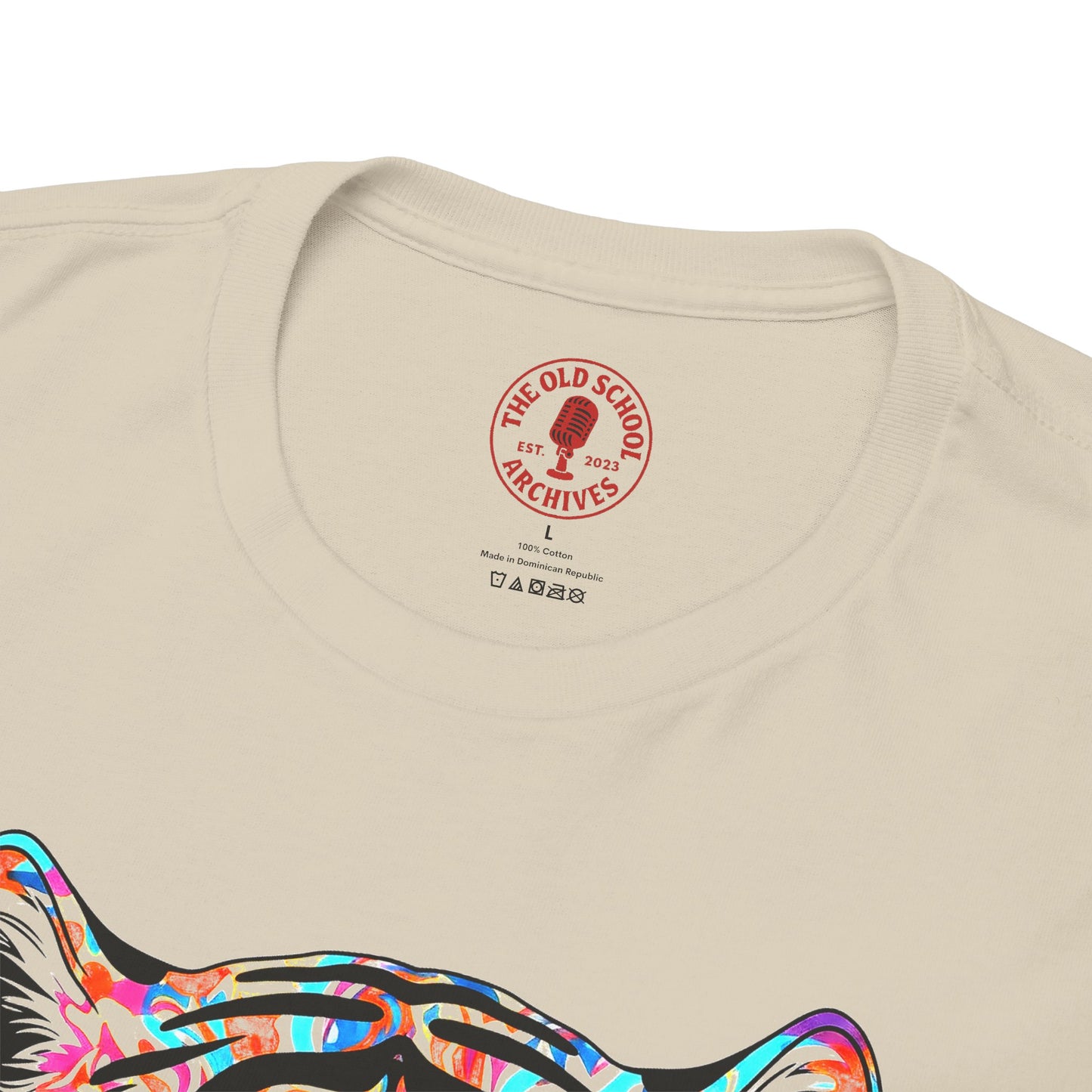Cosmic Tiger Unisex Heavy Cotton Tee Statement Shirt