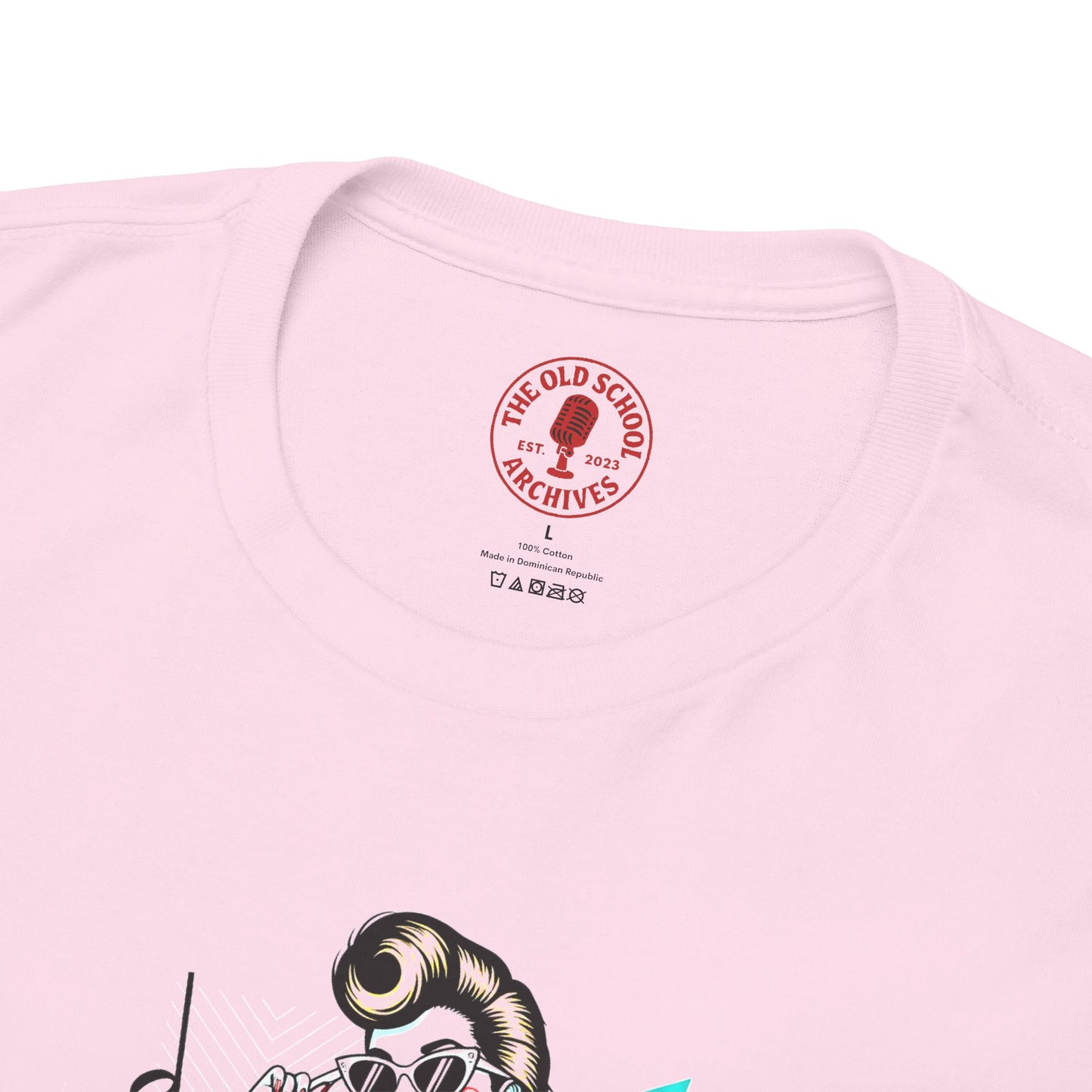 Pin-up Girl With Music Staff Notes Tee, Unisex Heavy Cotton T-Shirt, Casual Statement Wear